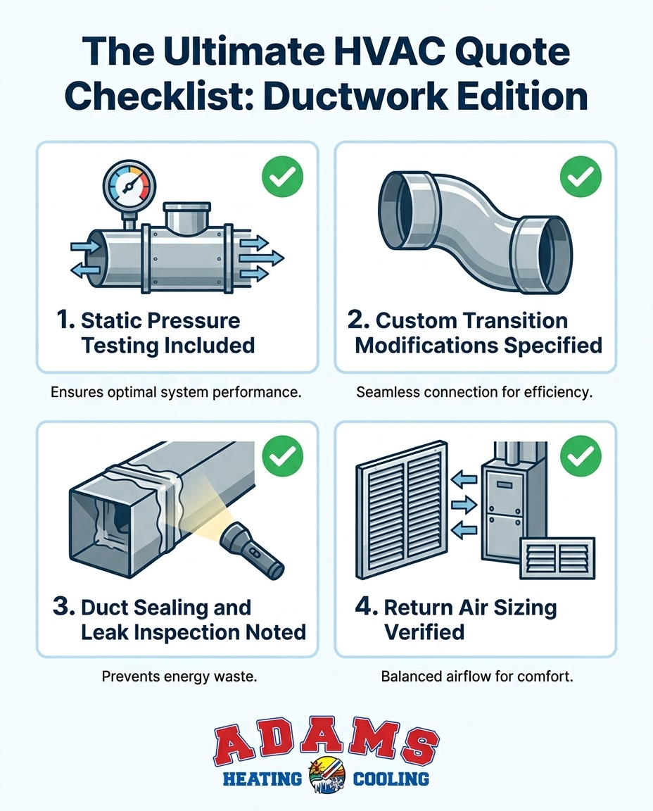 The Ultimate HVAC Quote Checklist: Ductwork Edition