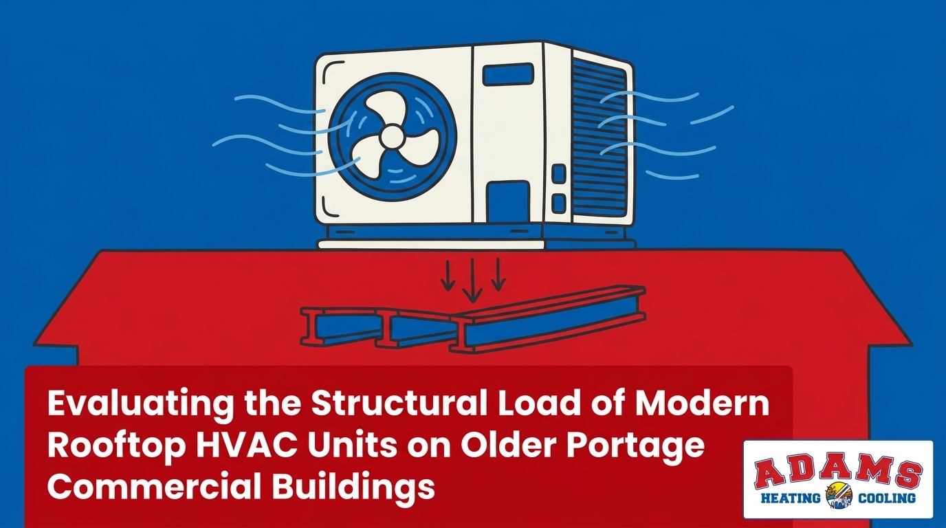 Evaluating the Structural Load of New Rooftop HVAC Units on Older Portage Commercial Buildings