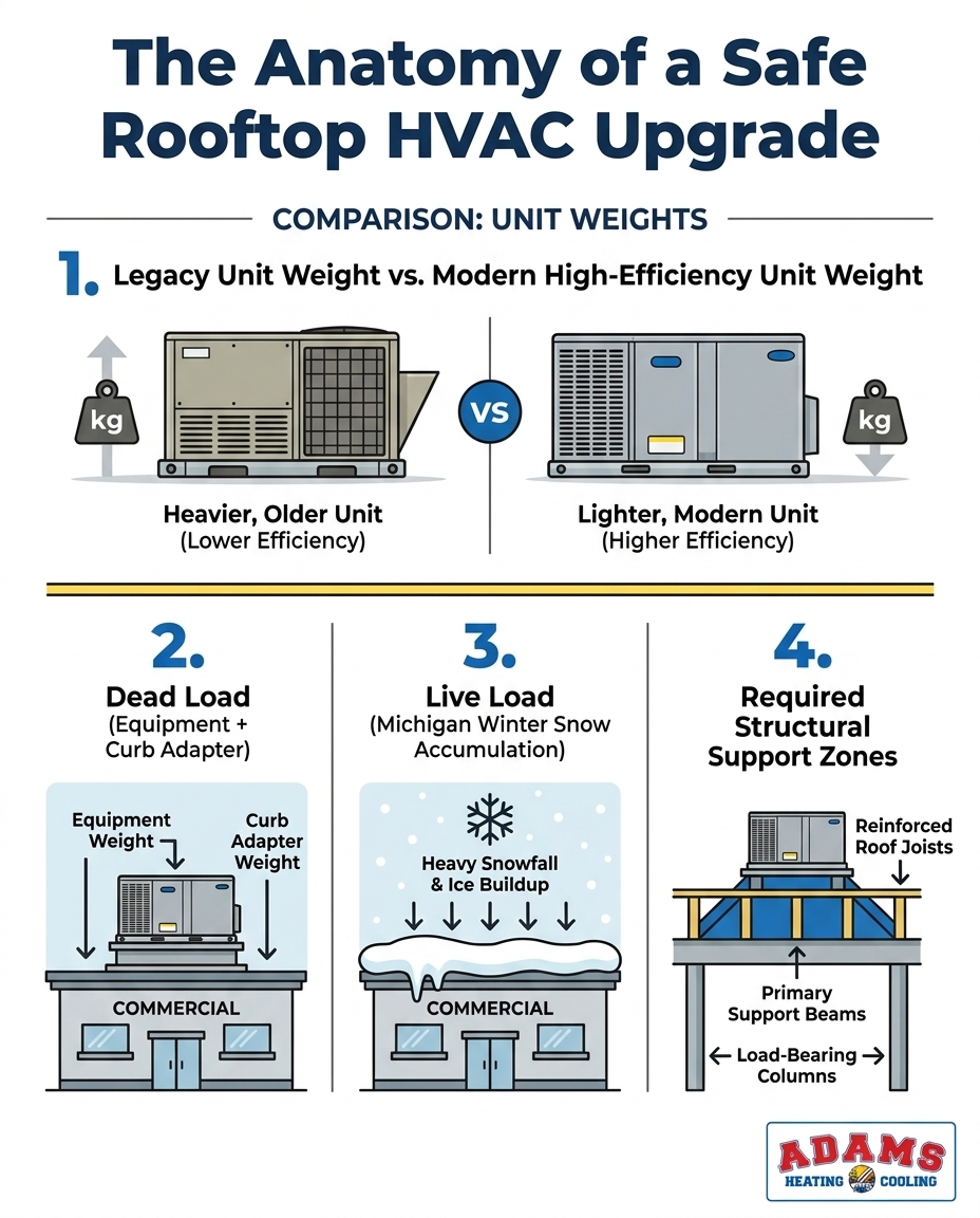 The Anatomy of a Safe Rooftop HVAC Upgrade