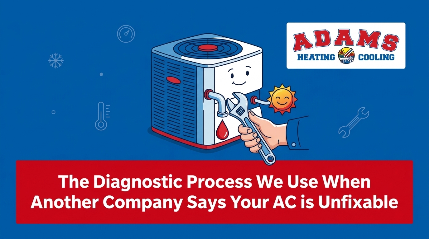 The Diagnostic Process We Use When Another Company Says Your AC is Unfixable