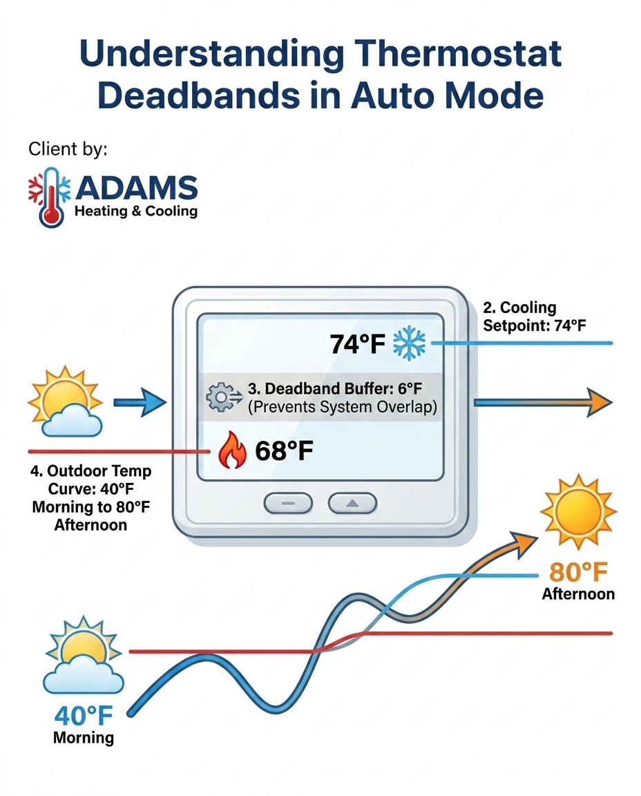 Understanding Thermostat Deadbands in Auto Mode