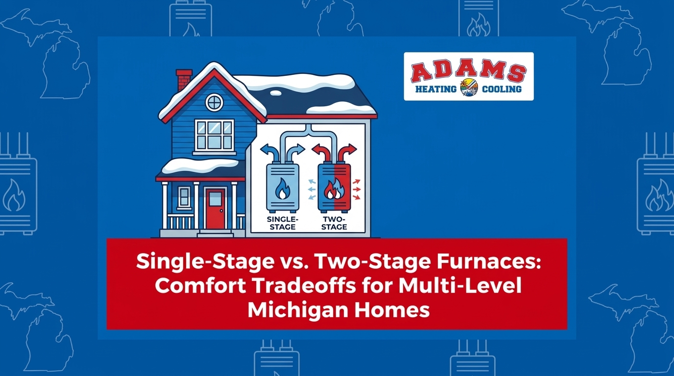 Single-Stage vs. Two-Stage Furnaces: Comfort Tradeoffs for Multi-Level Michigan Homes