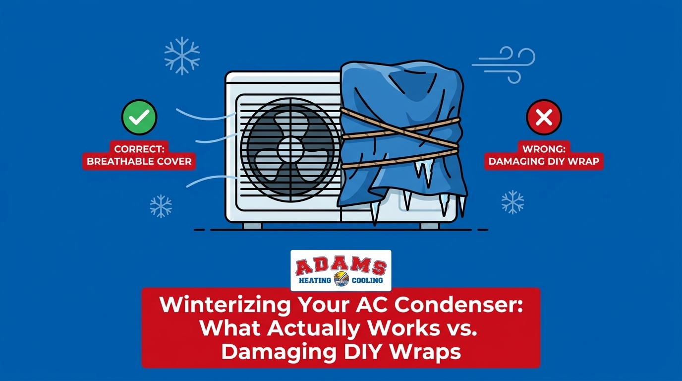 Winterizing Your AC Condenser: What Actually Works vs. Damaging DIY Wraps