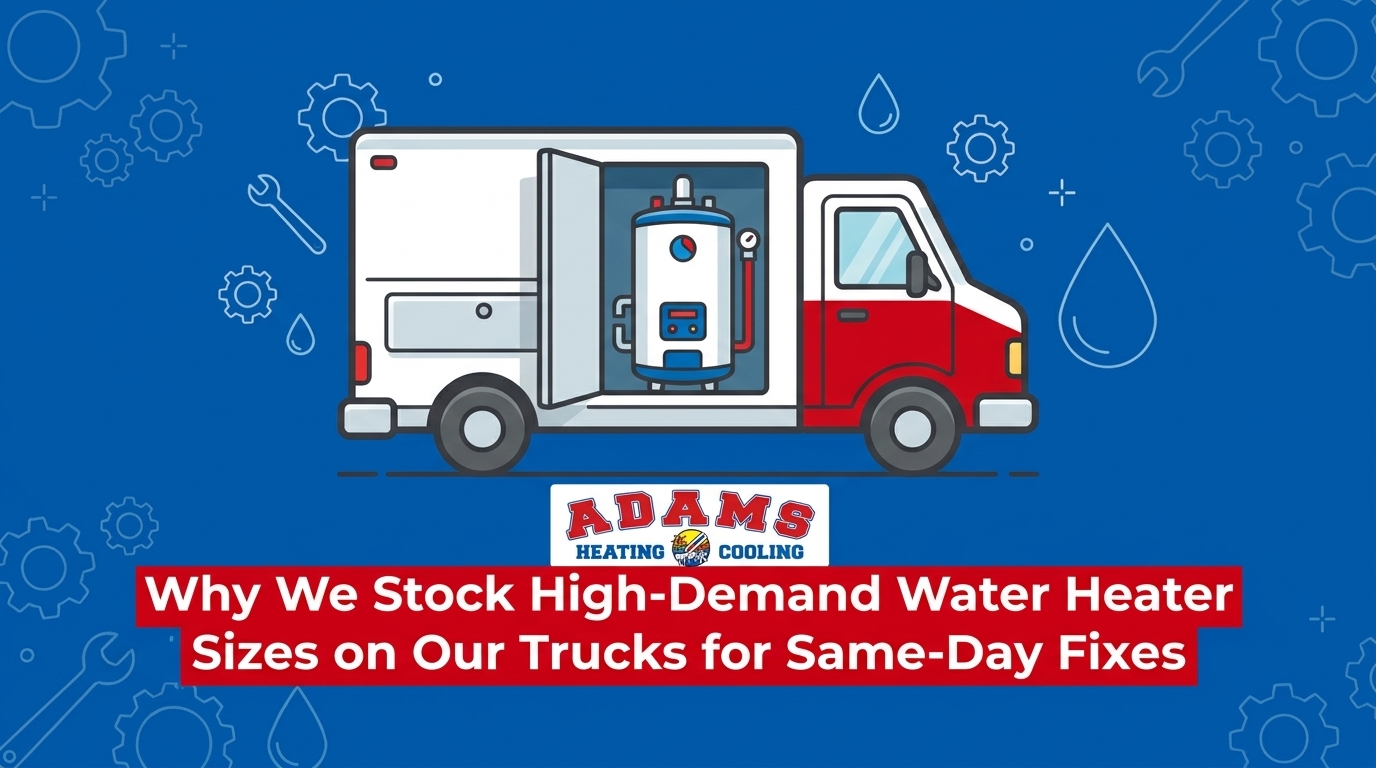 Why We Stock High-Demand Water Heater Sizes on Our Trucks for Same-Day Fixes