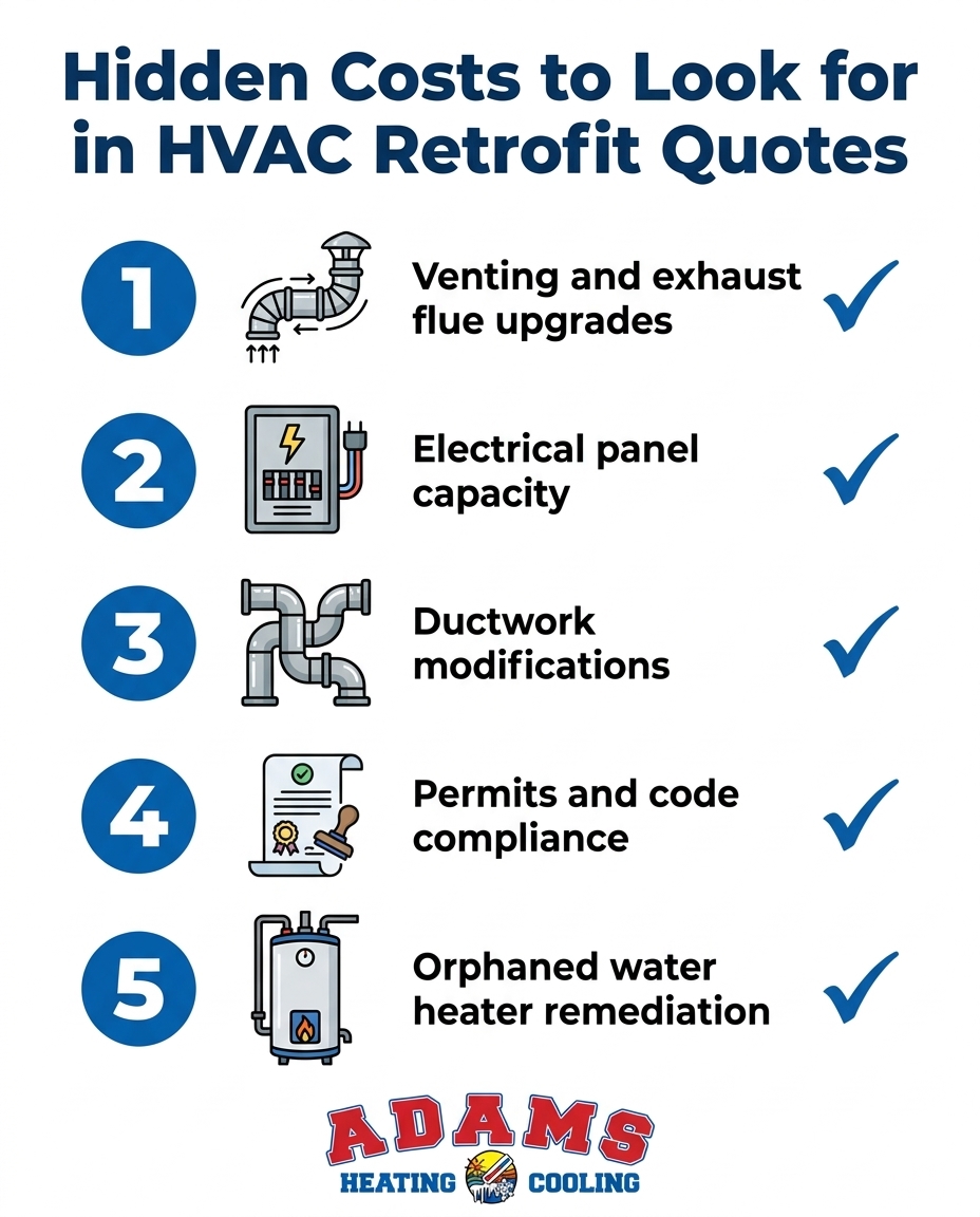 Hidden Costs to Look for in HVAC Retrofit Quotes