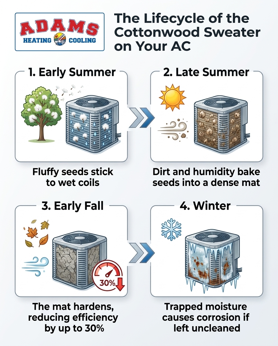 The Lifecycle of the Cottonwood Sweater on Your AC