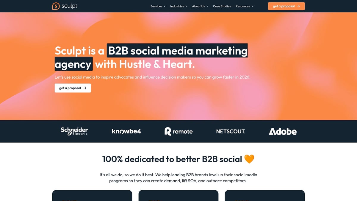 7 Best Social Media Optimization Company Picks for 2025 - Sculpt