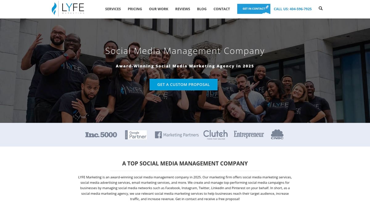 7 Best Social Media Optimization Company Picks for 2025 - LYFE Marketing