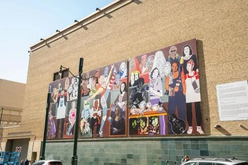 Catalyst art piece on wall