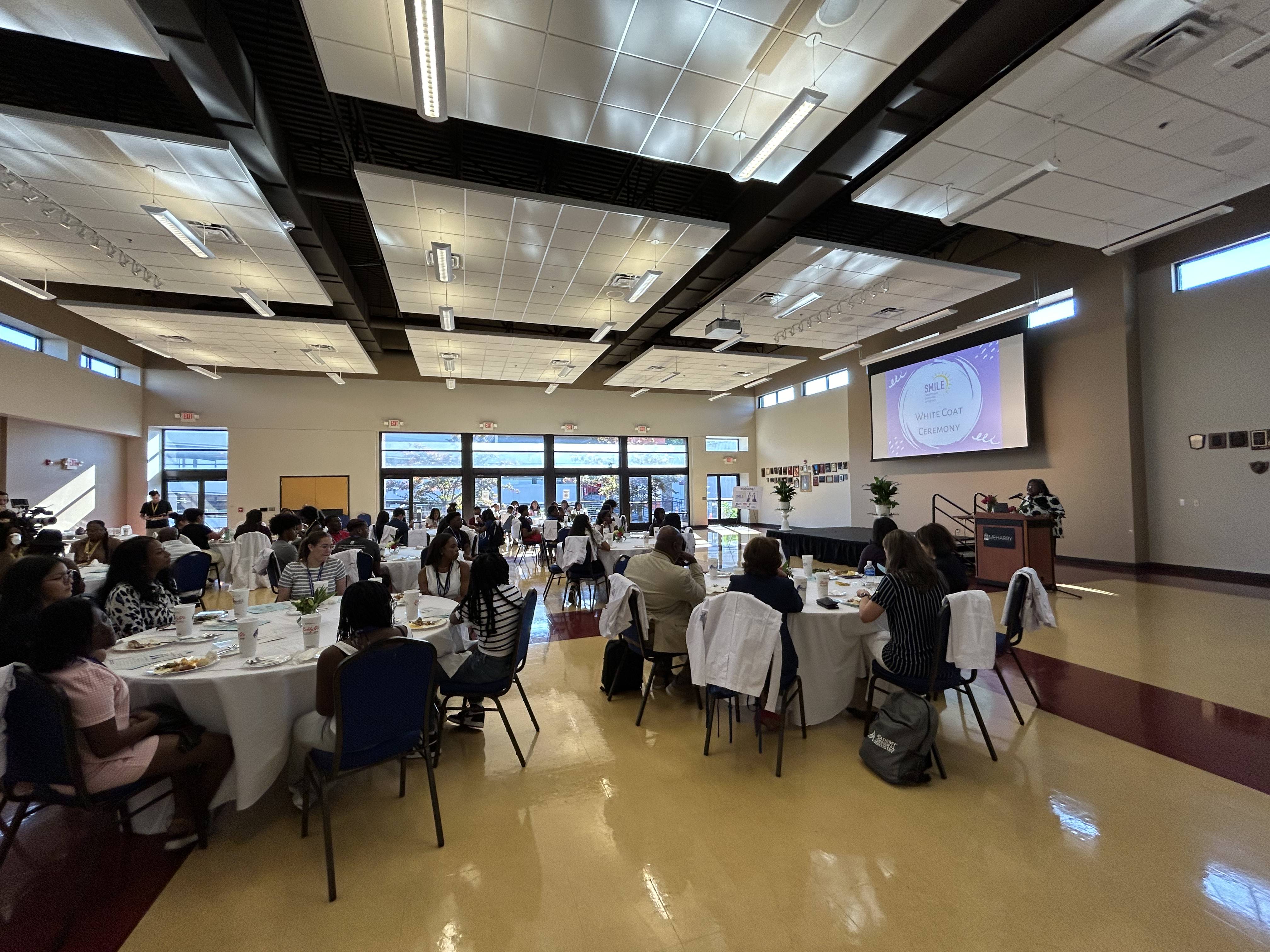 image of a team meeting (for a medical clinic)