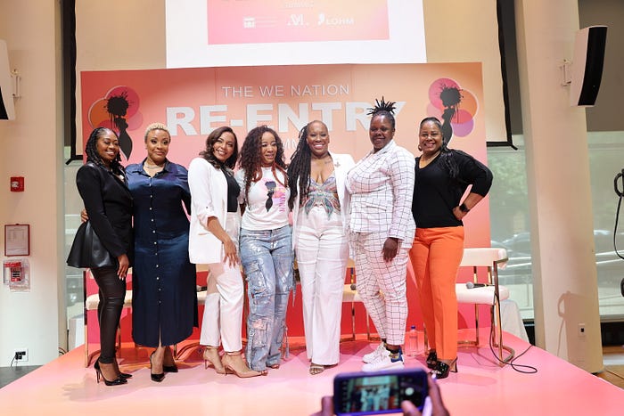 A panel at the The LOHM X WE NATION Re-entry Summit