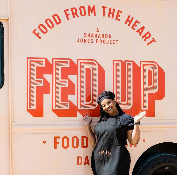 Sharanda Jones owner of Fed Up Food Truck