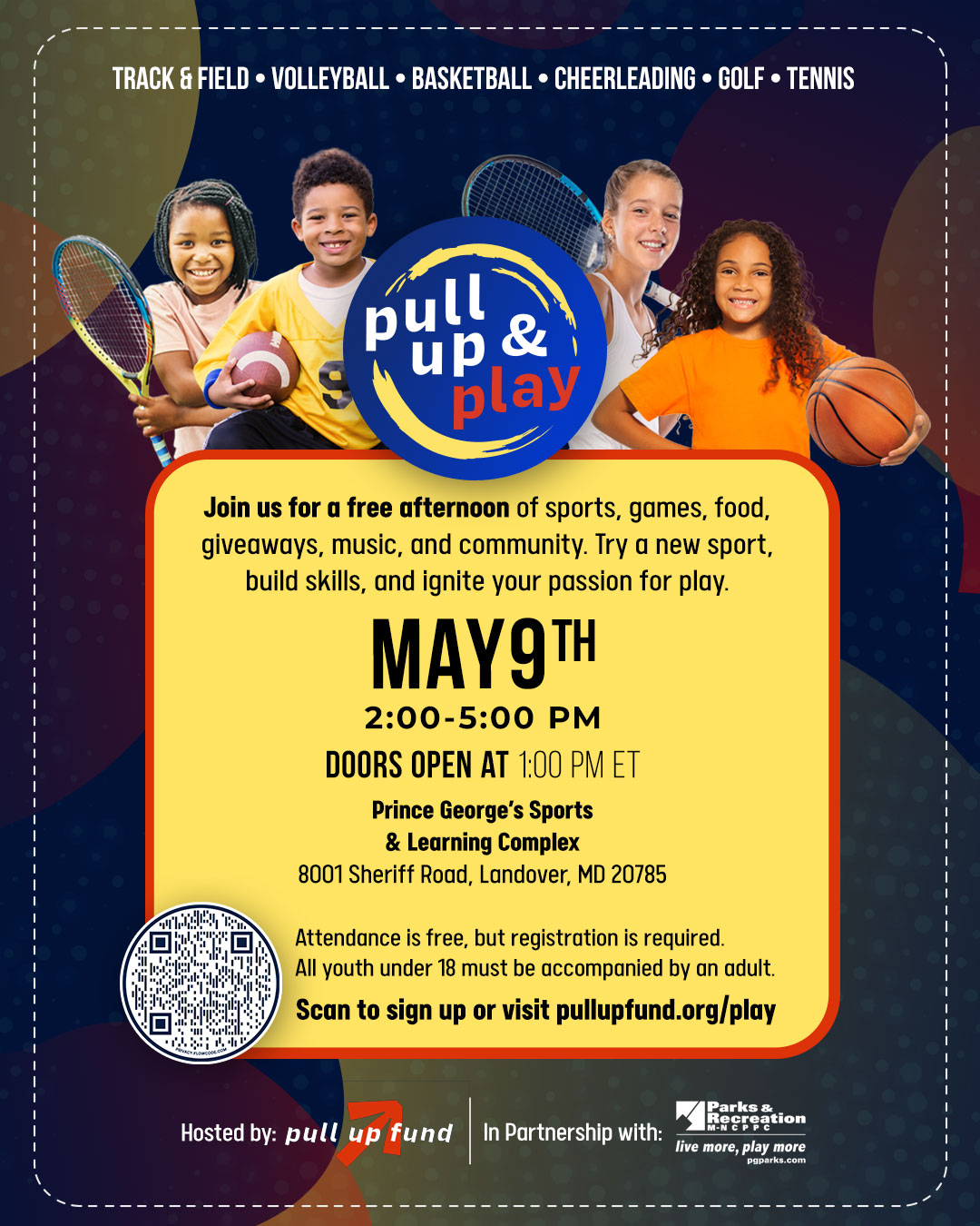 Pull up and play poster details in text below