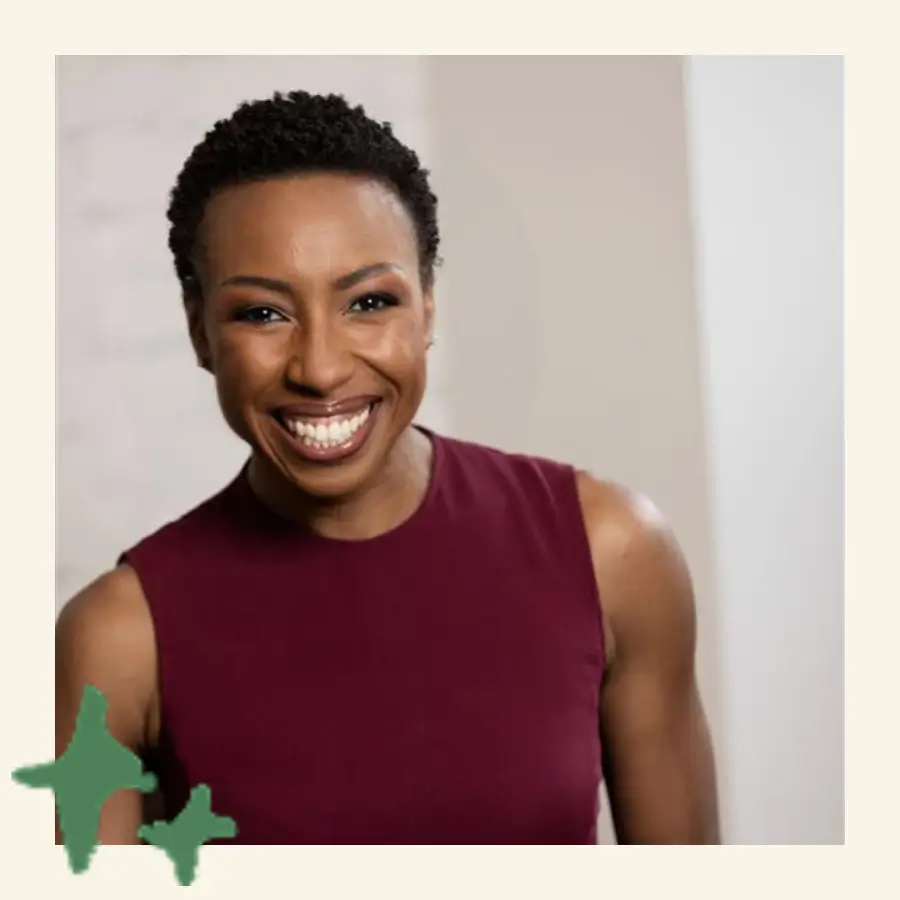 Tiffany Dufu headshot & bio “President of the Tory Burch Foundation and author of Drop the Ball”