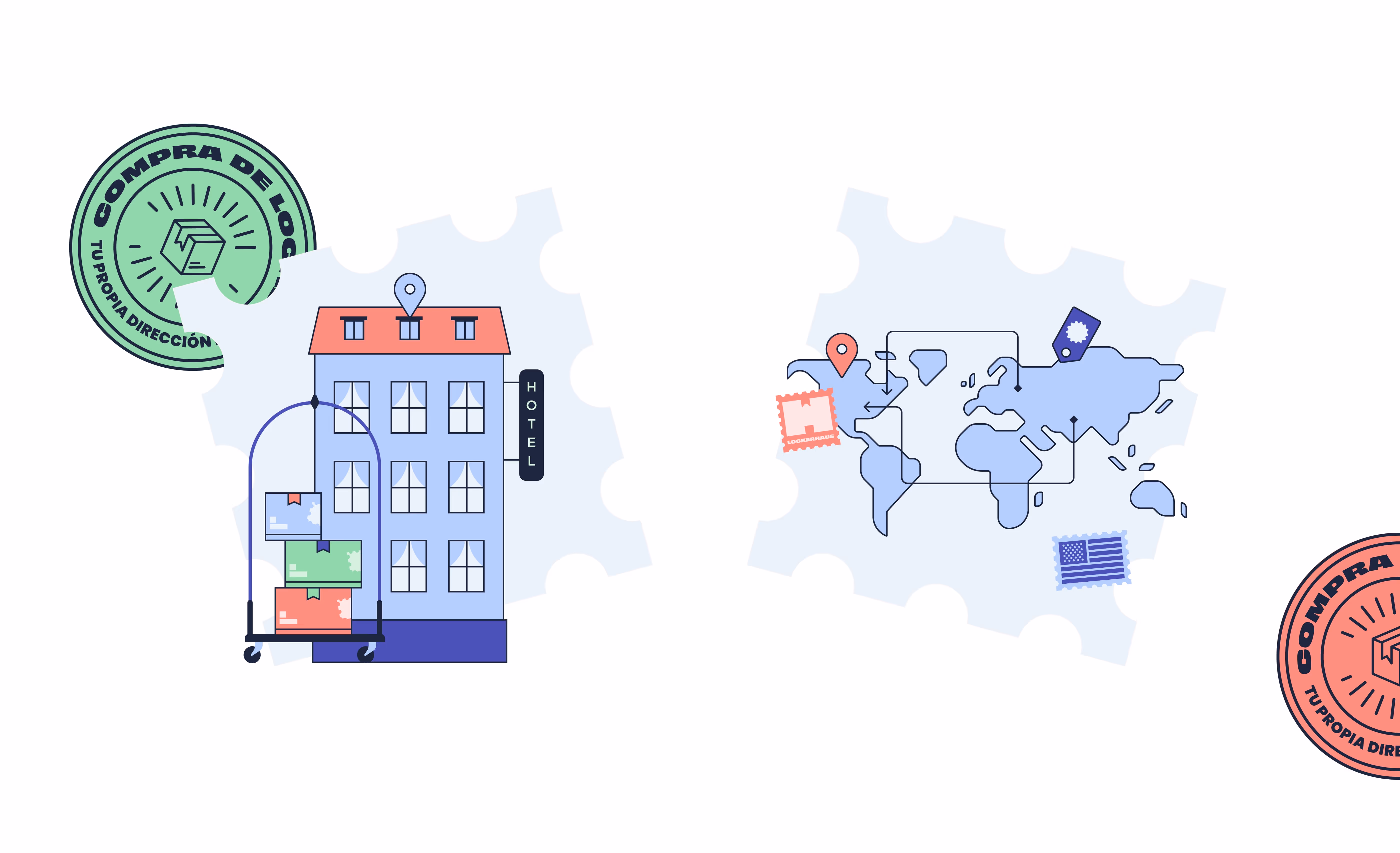 Lockerhaus ilustrations