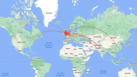Responsible Sourcing UK Distribution map