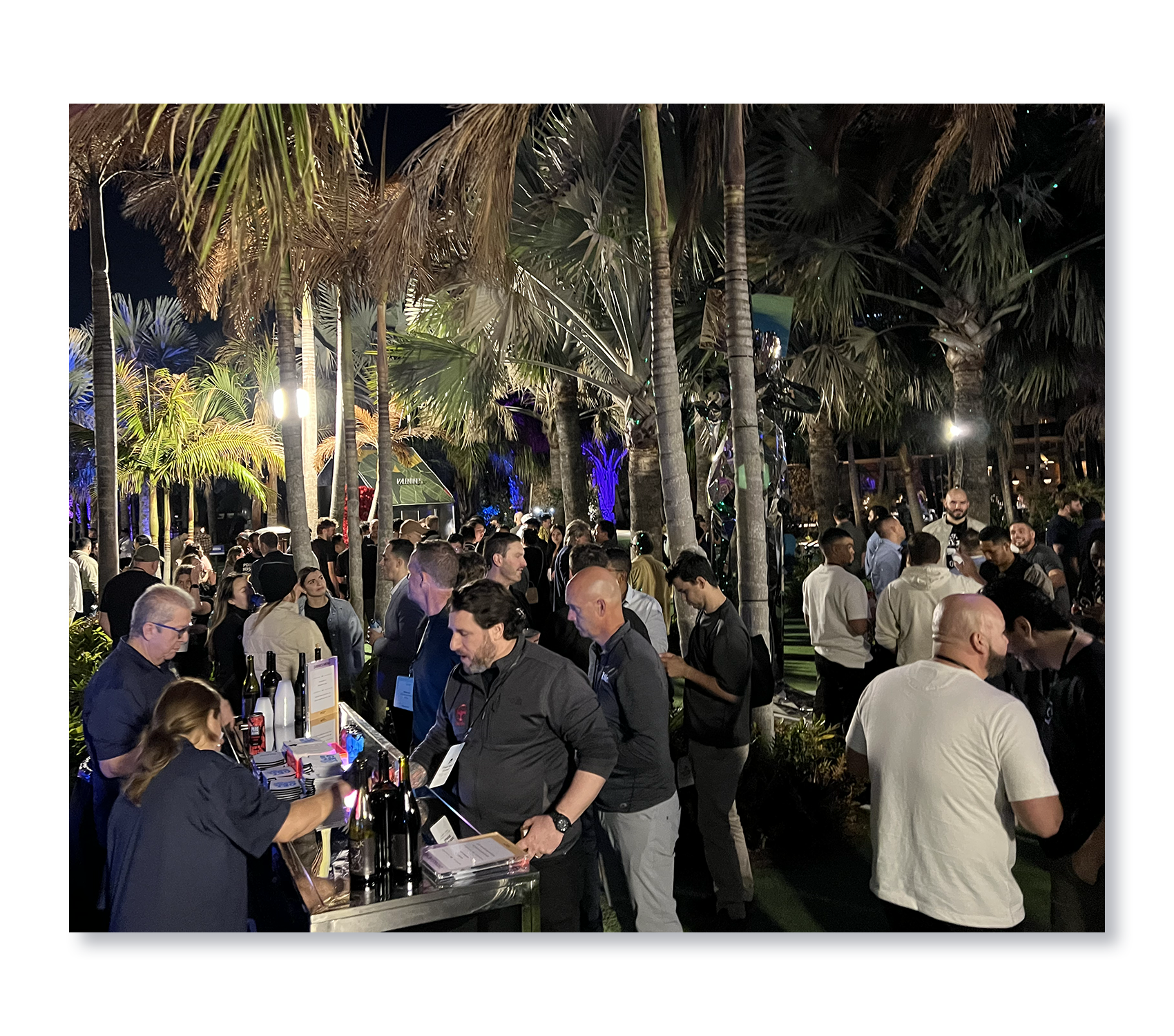 Power Hosts networking at the 2026 Turo Power Host Summit evening event in Orlando