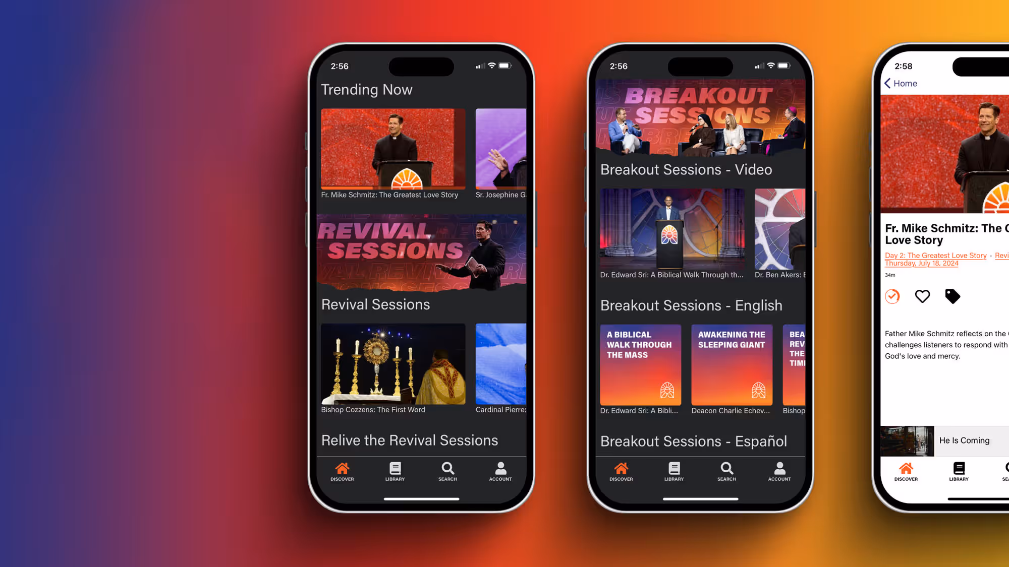 Screenshots of an app our team built
