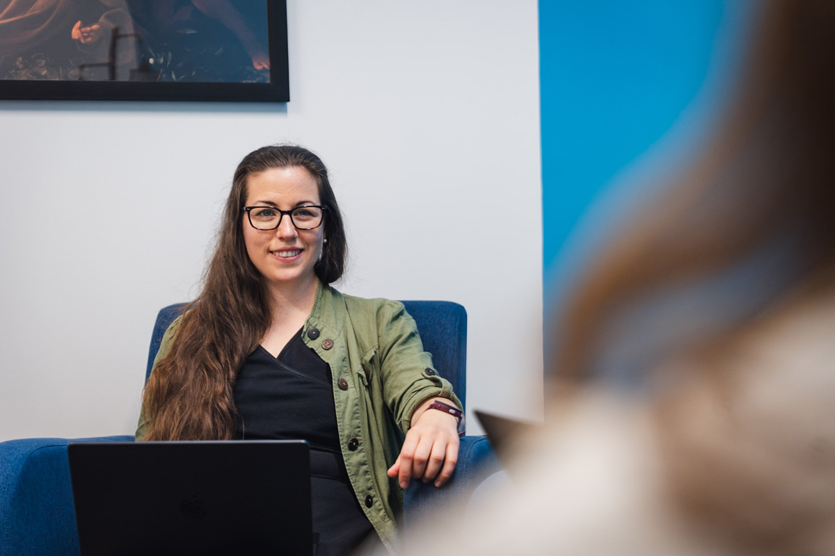 Team member in a strategy meeting