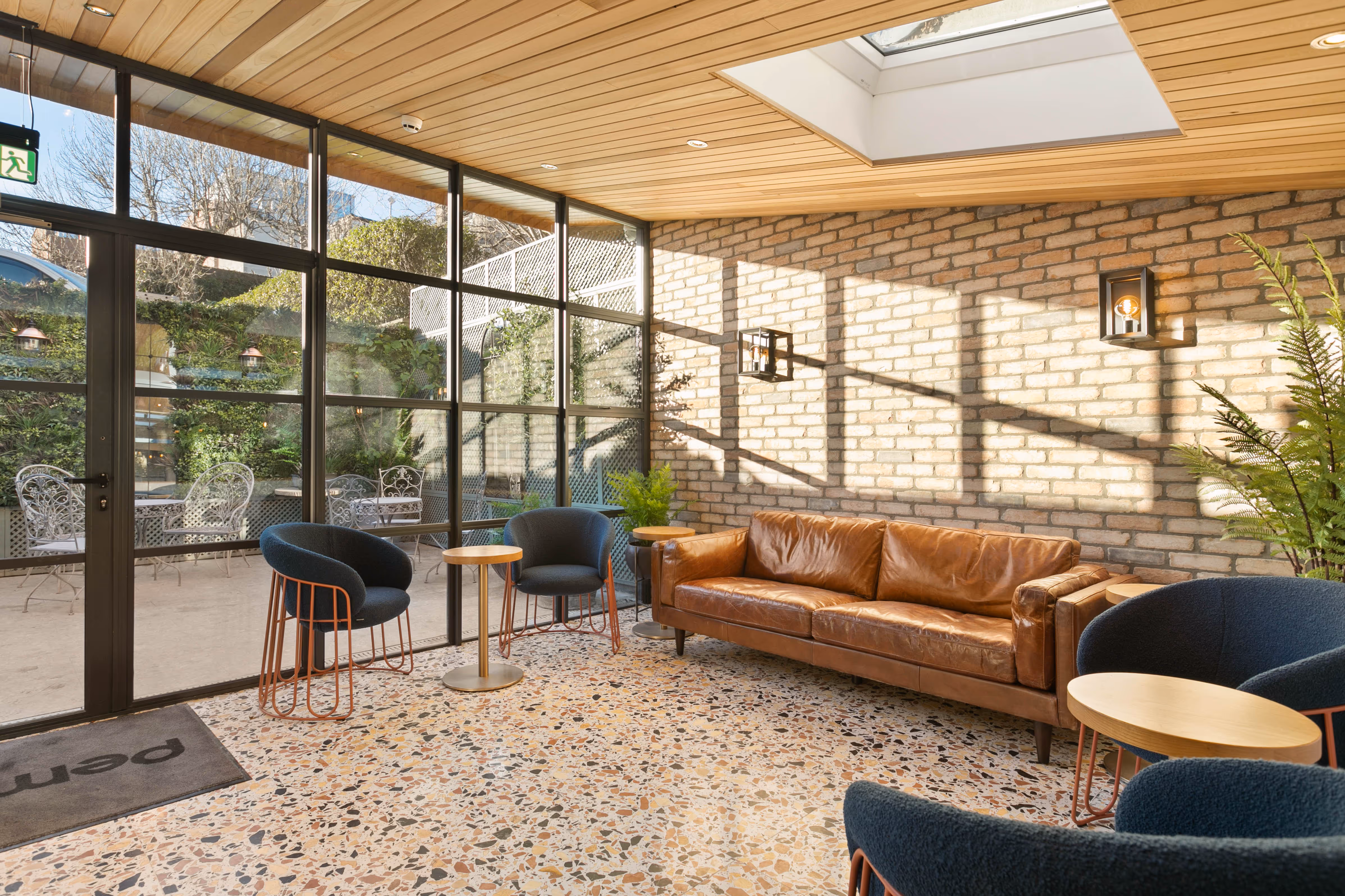 Lounge space inside 127 Baggot Street Lower