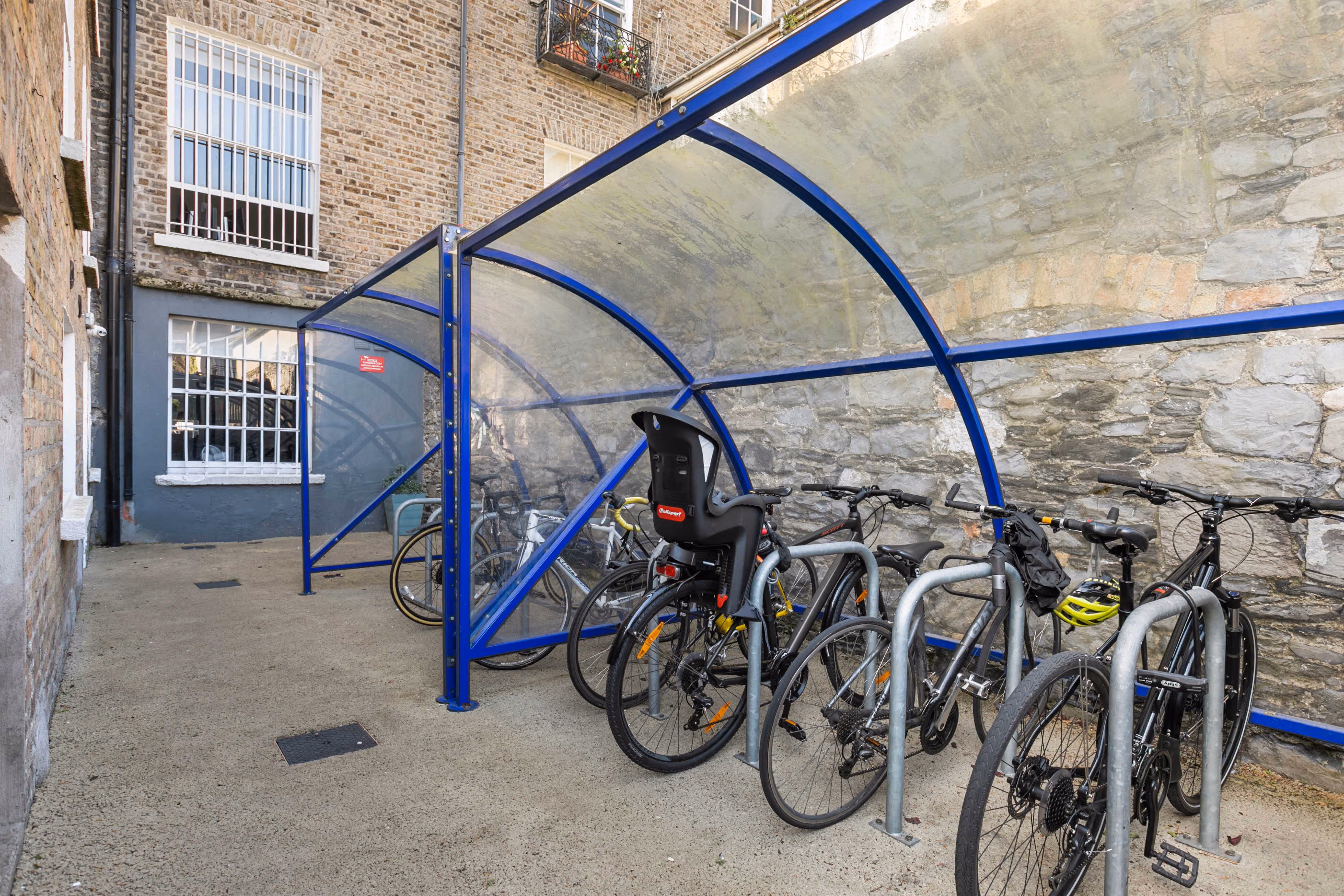 Bike racks at 26-27 Mount Street Upper
