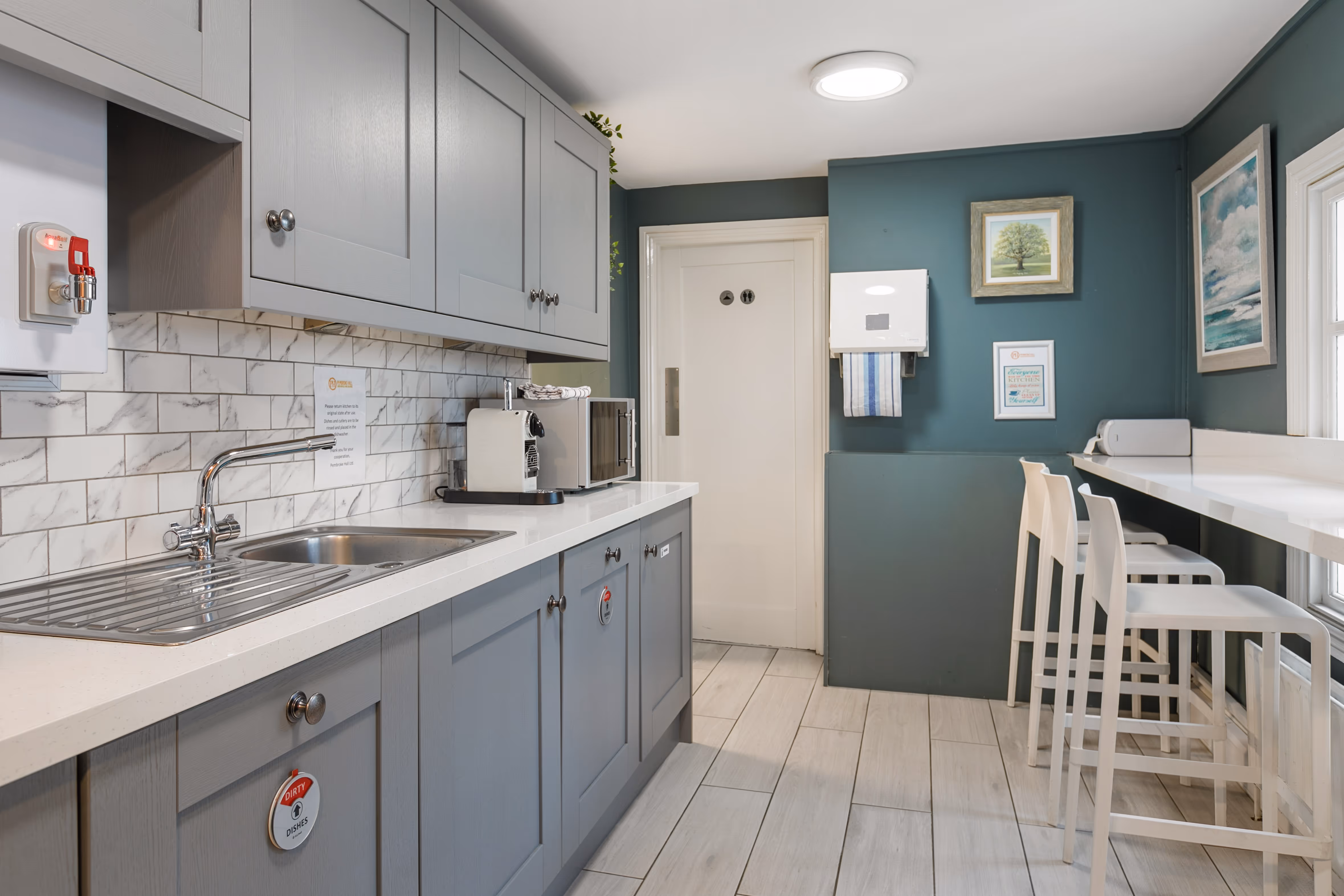Kitchen at 38-39 Fitzwilliam Square West