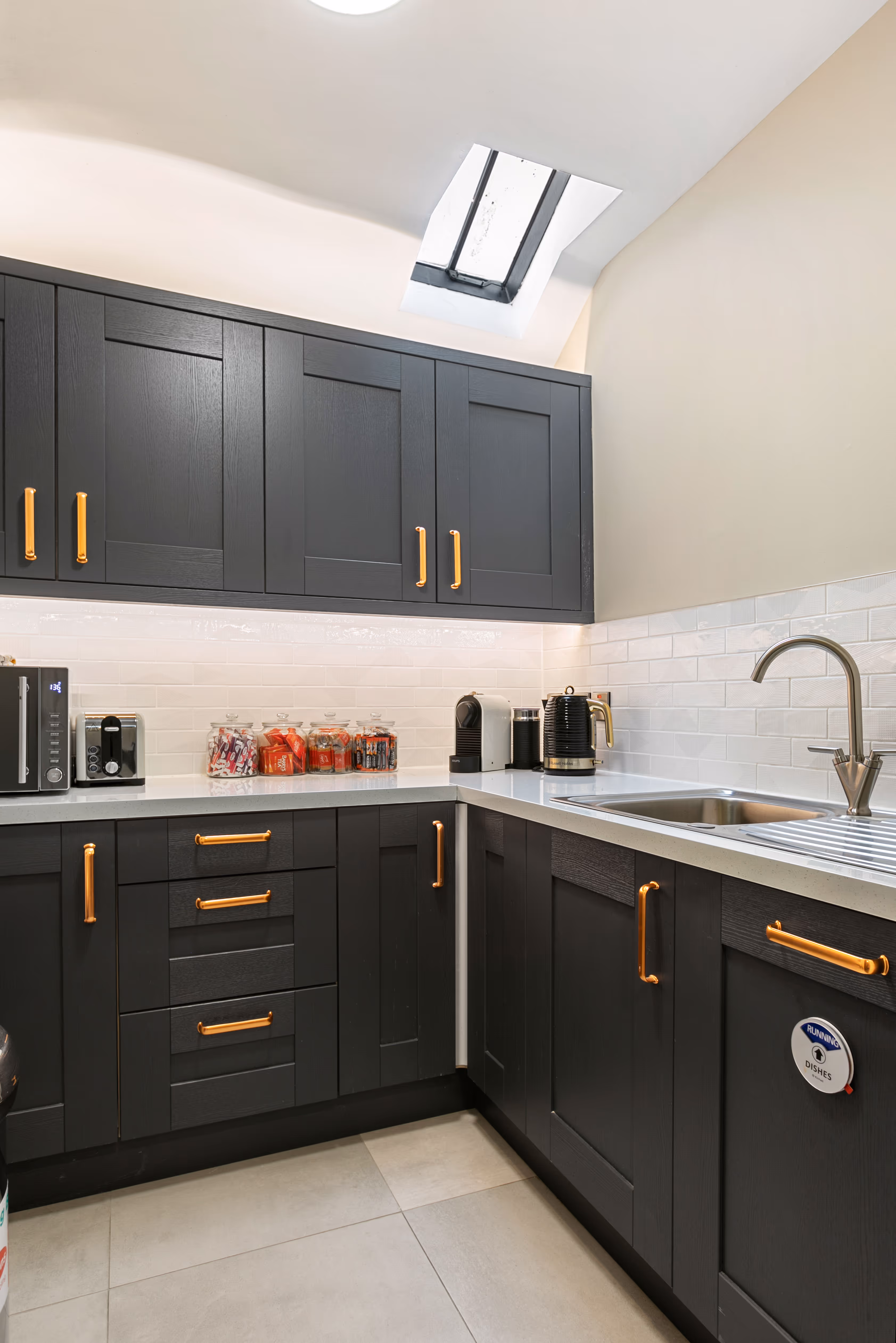 Shared kitchenette at 5 Mount Street Upper