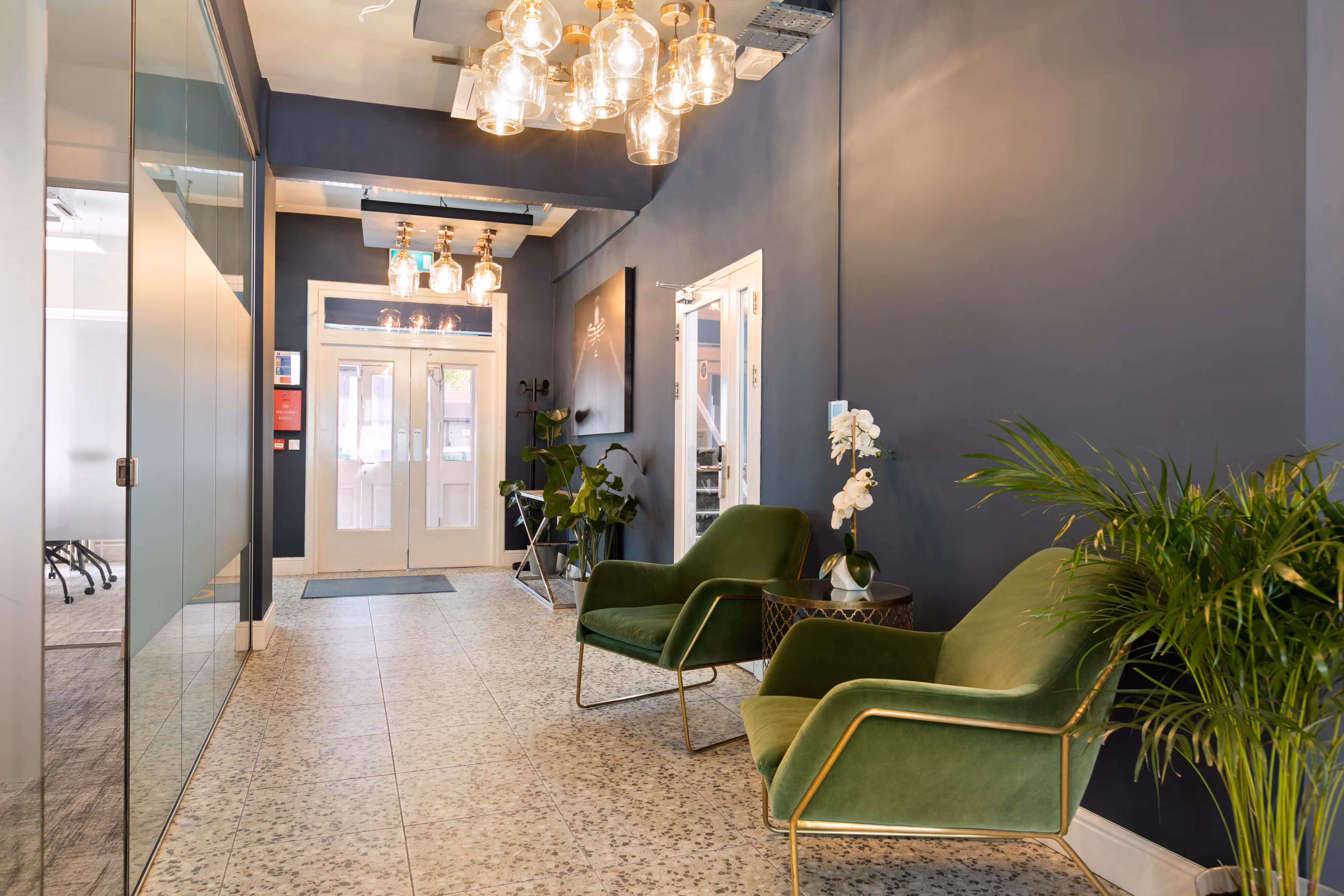 Bright corridor at Clarendon Street
