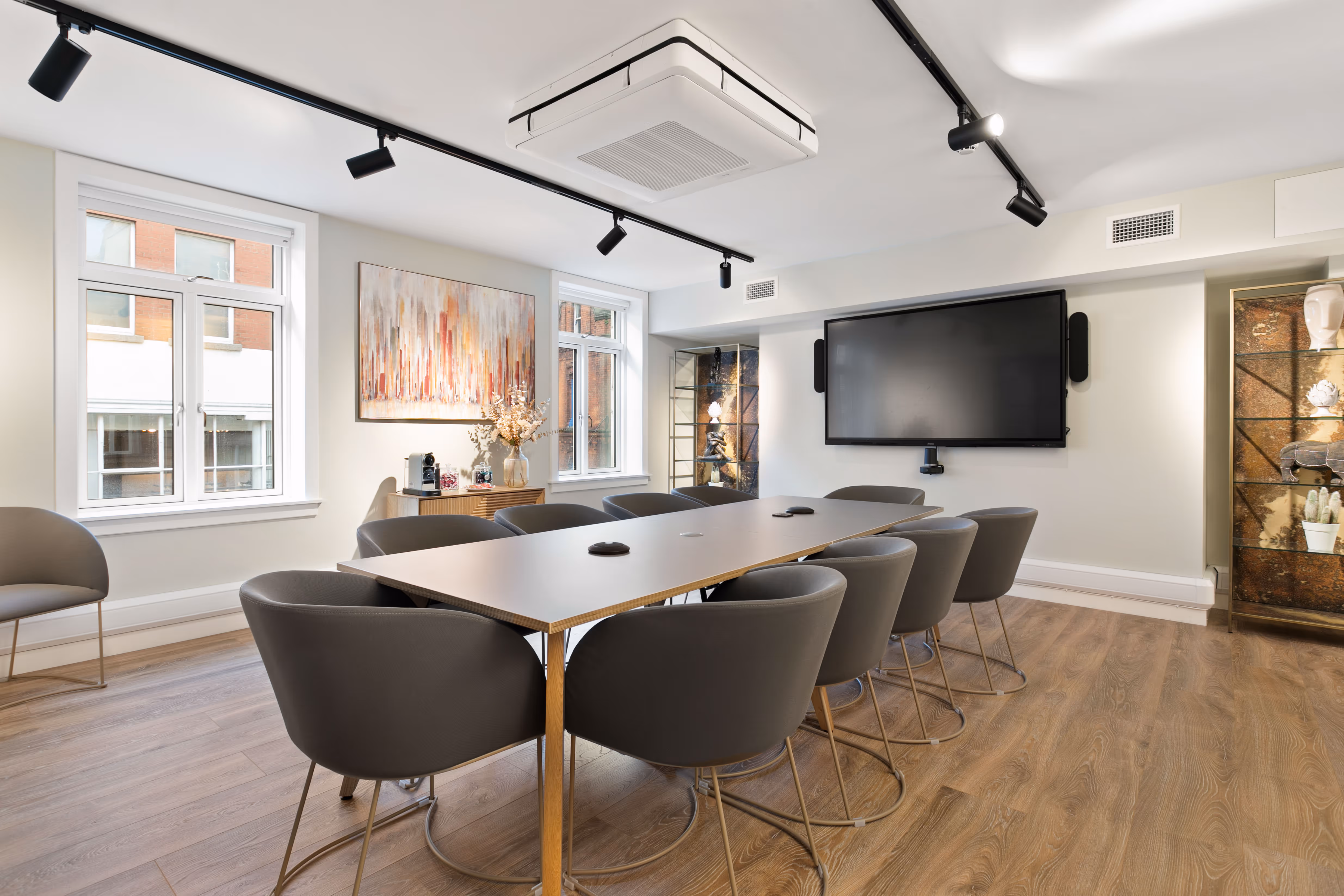 Boardroom setup at Glendenning