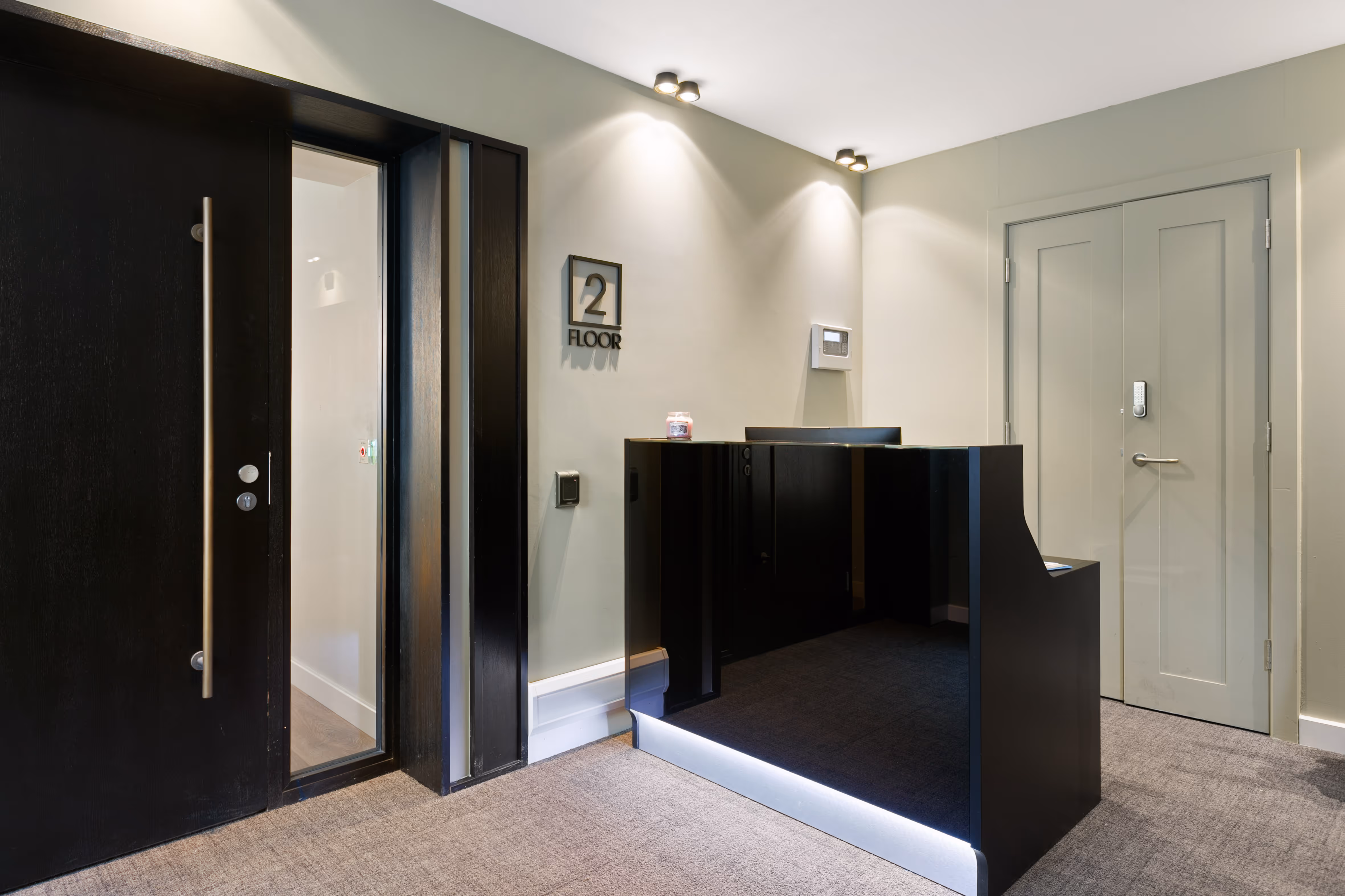 Reception desk at Glendenning