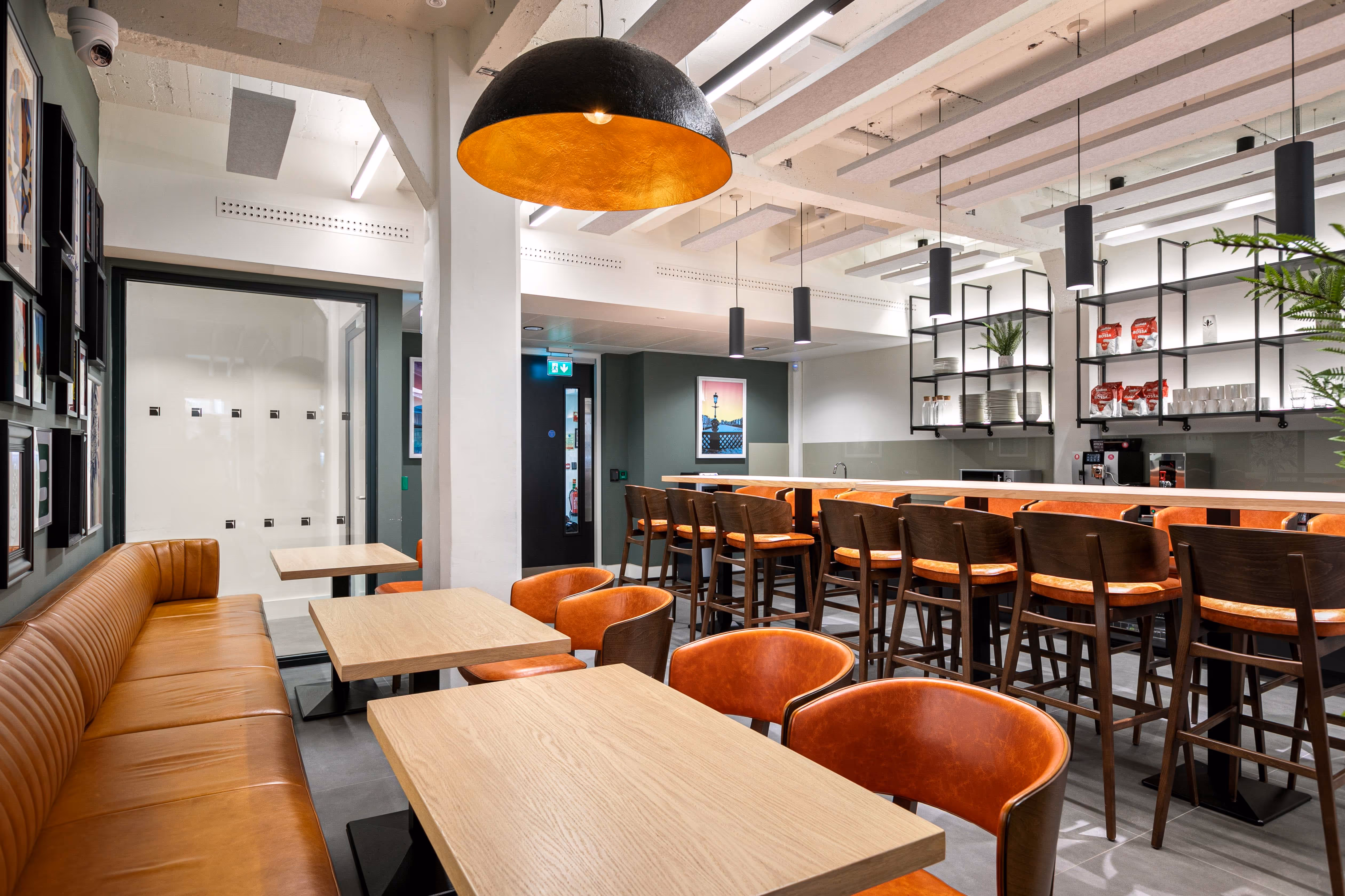 Coffee area and appliances at Glendenning