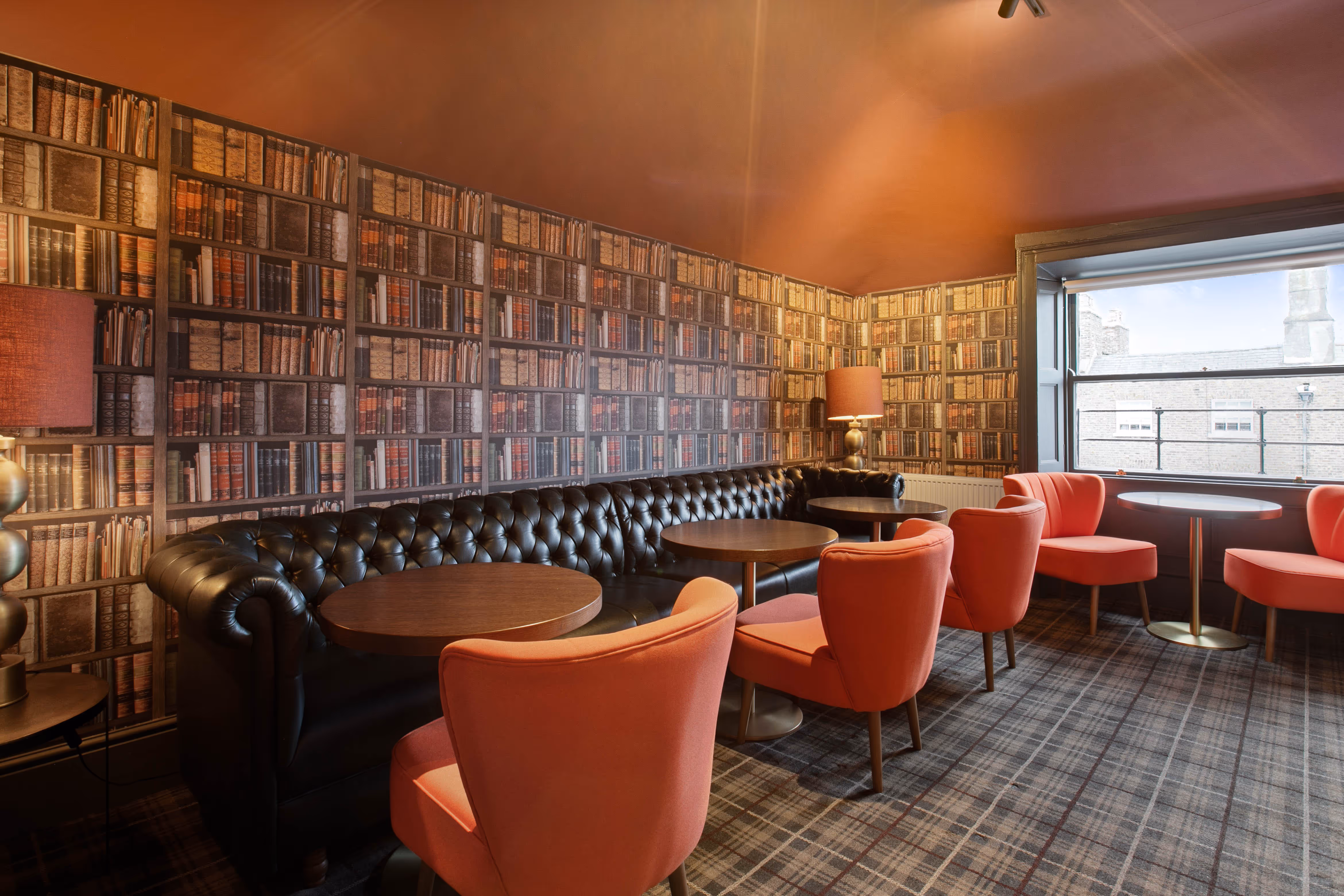 Lounge space inside 27 Fitzwilliam Street Upper
