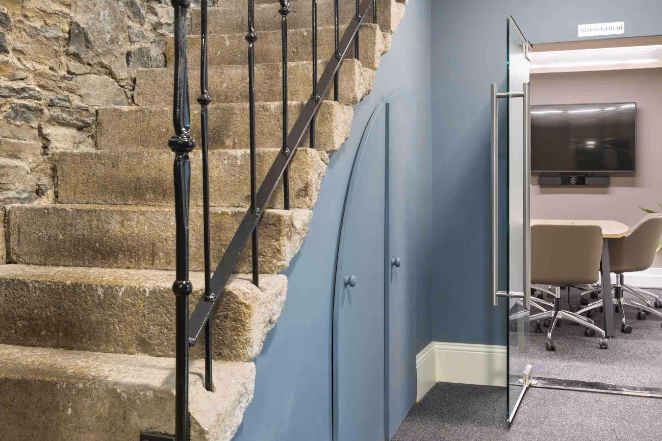 Stairs and hallway at 26-27 Mount Street Upper