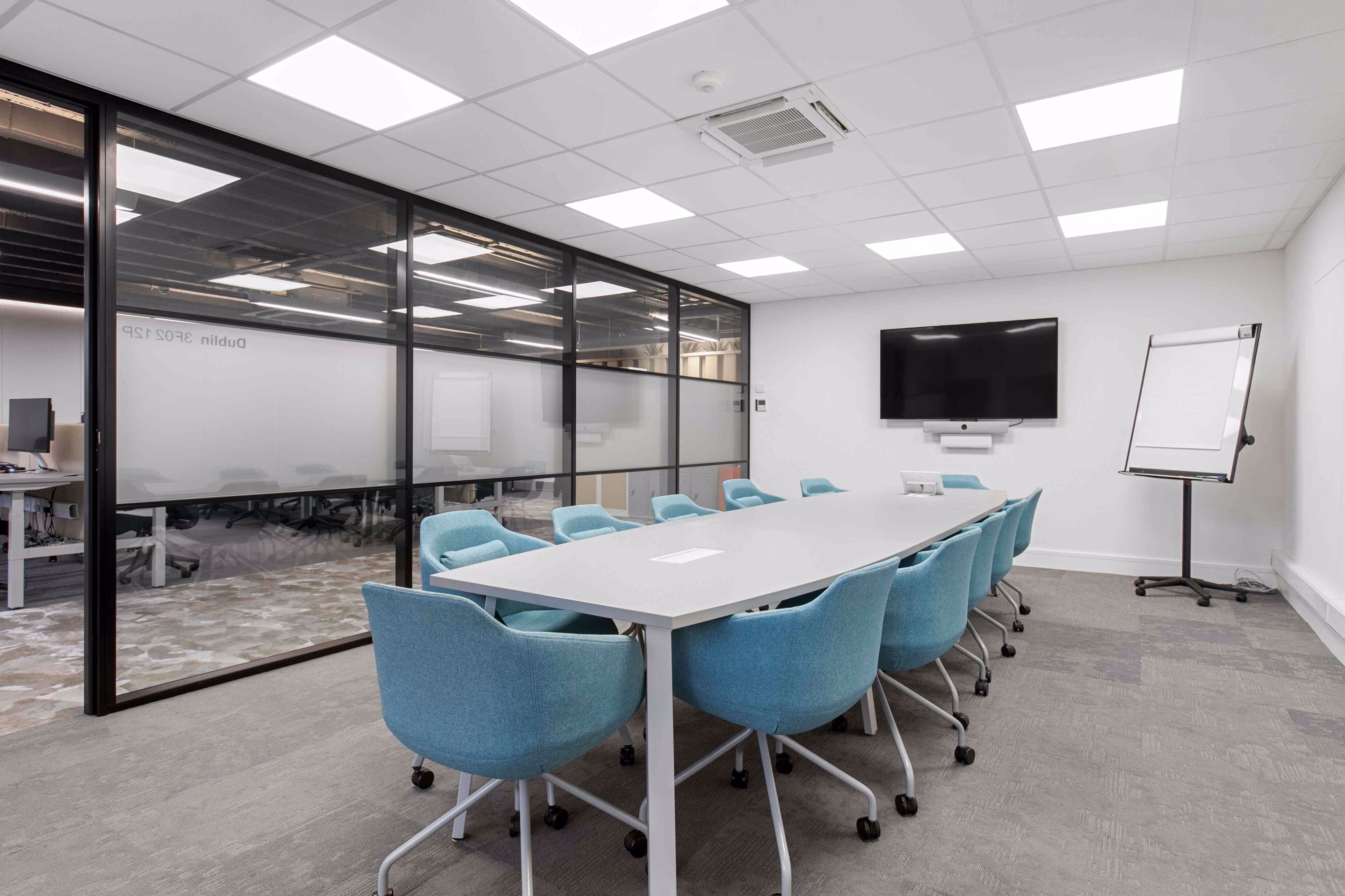 Boardroom setup at 25 St. Stephen's Green