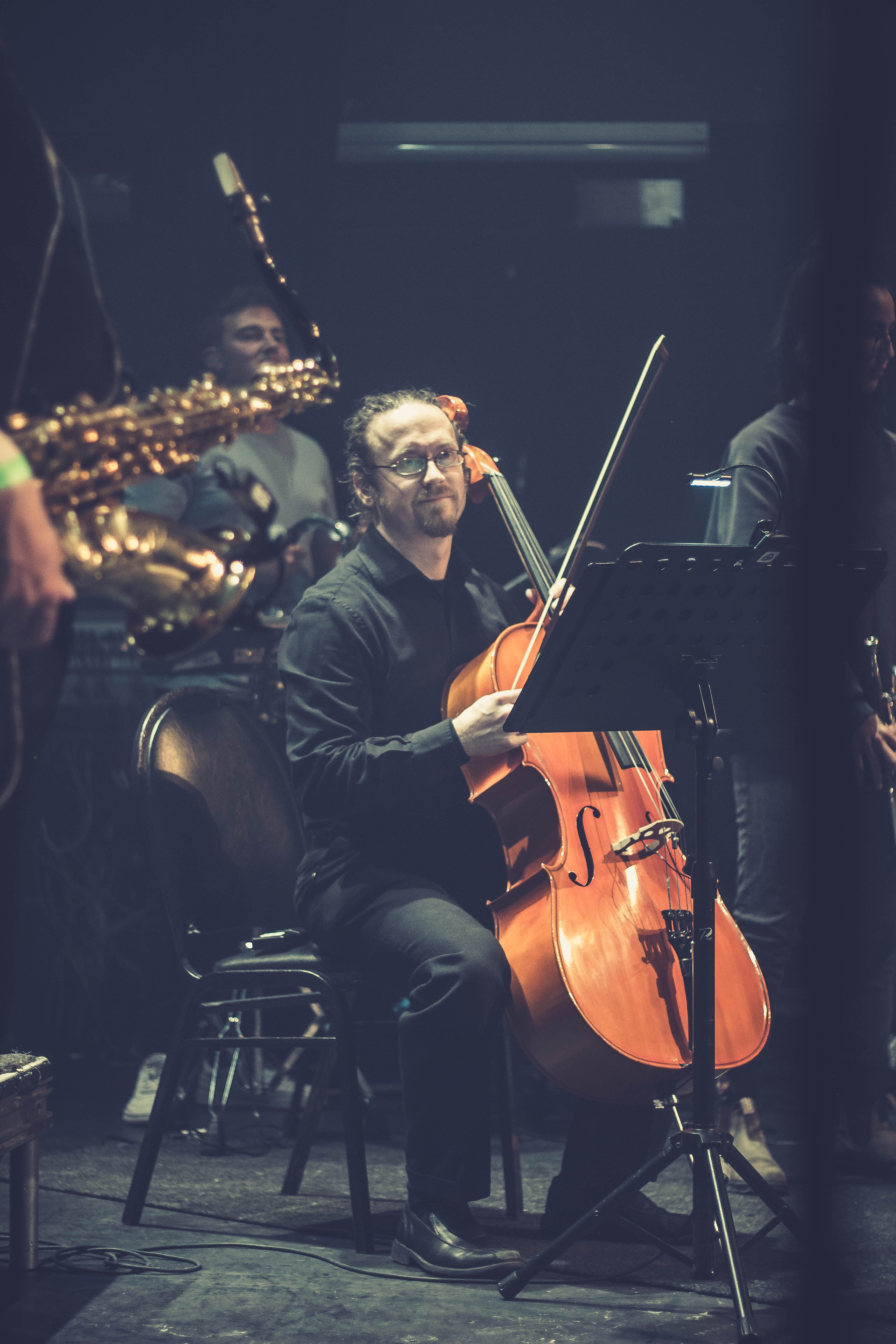 Orchestra performing The Chronic Live
