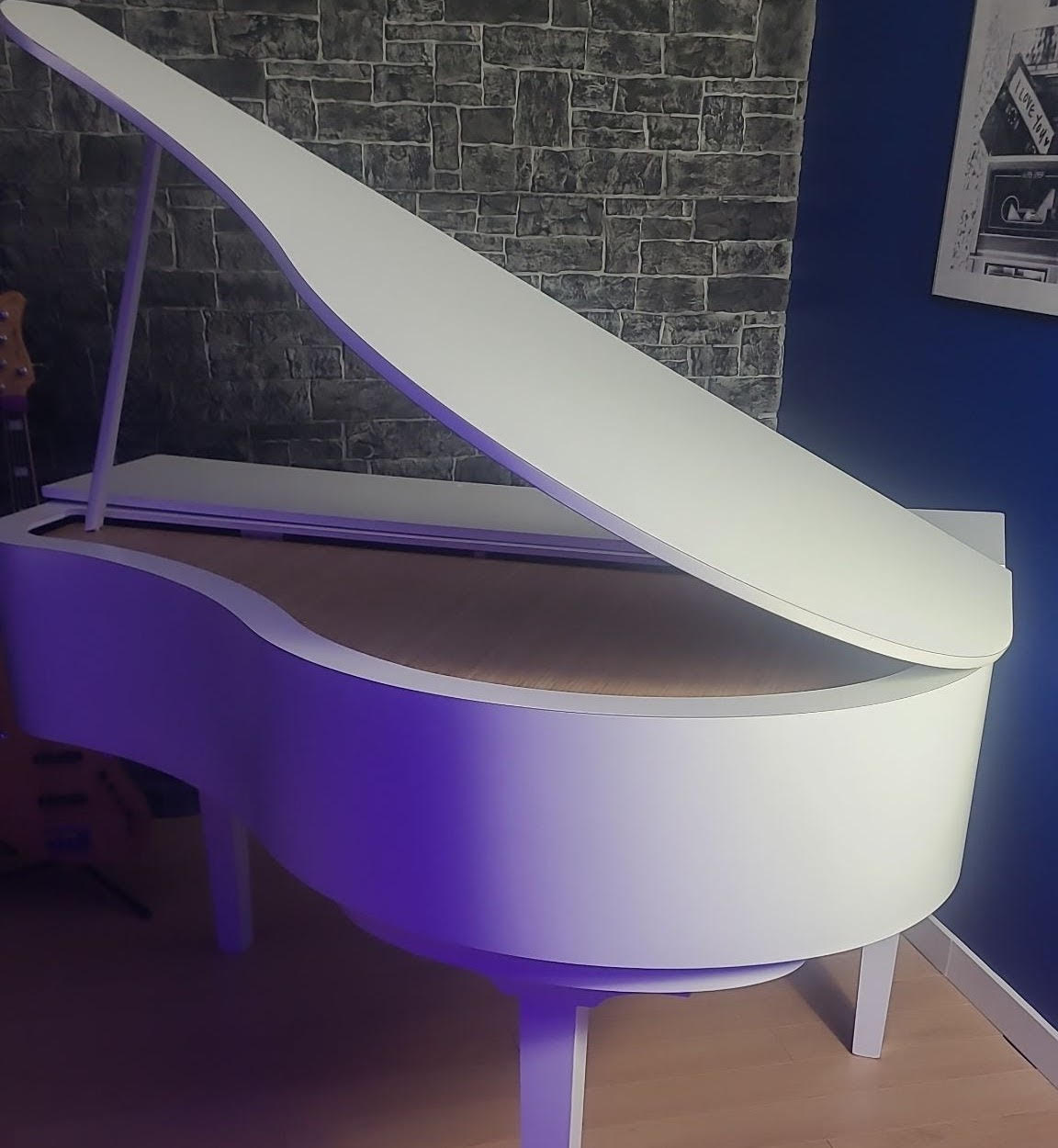 Piano shell stage setup