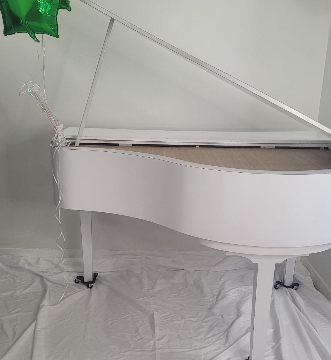 Piano shell close-up detail