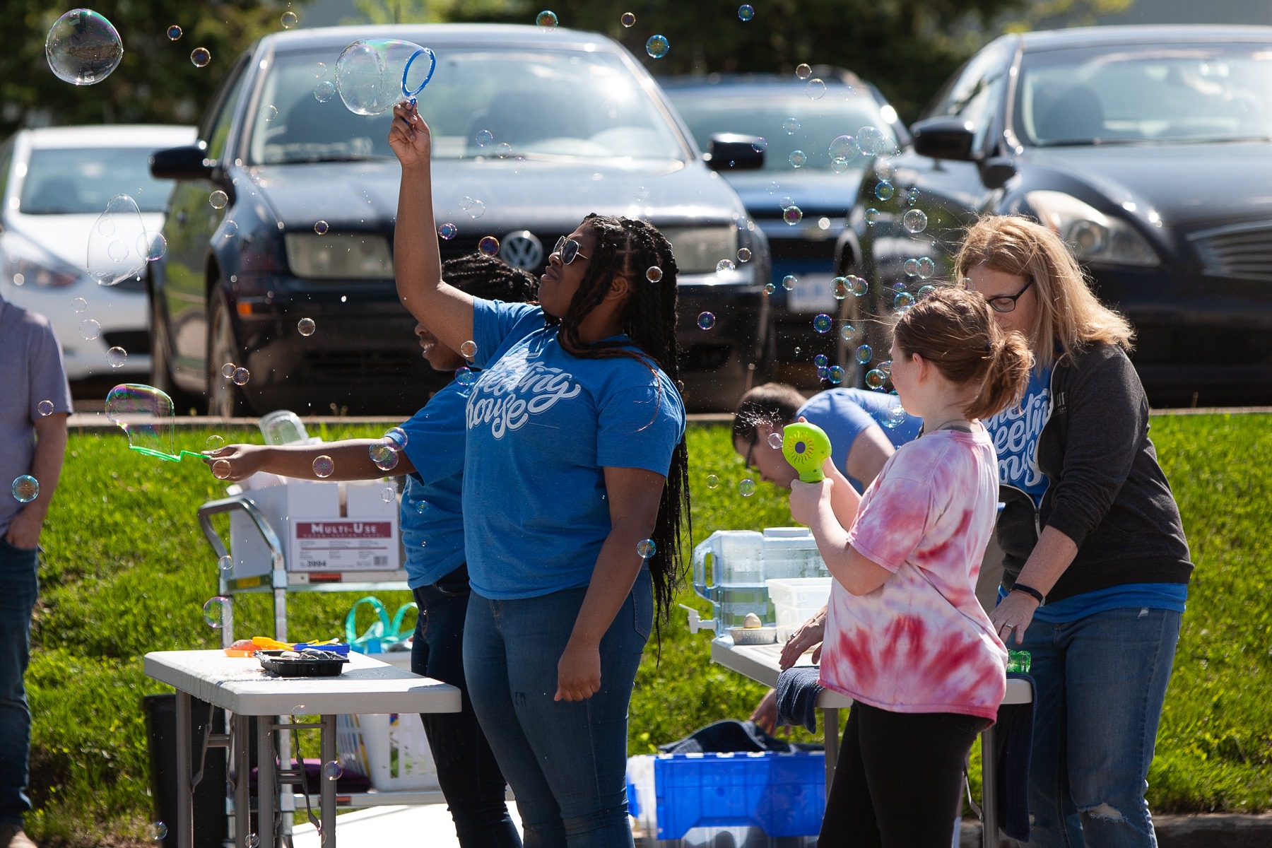 Oakville community members gathered for outdoor family celebration