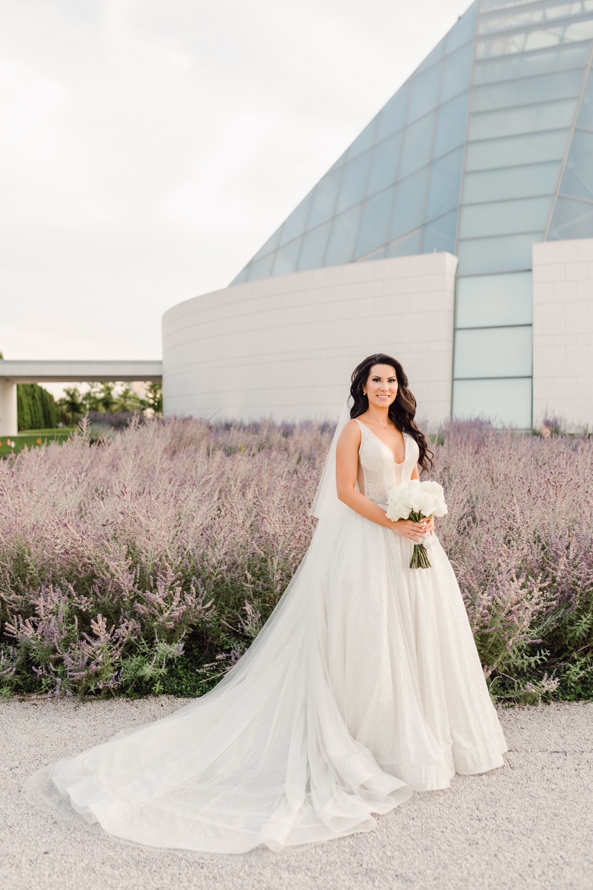 Energetic dance floor at Aga Khan Museum wedding with live band performance