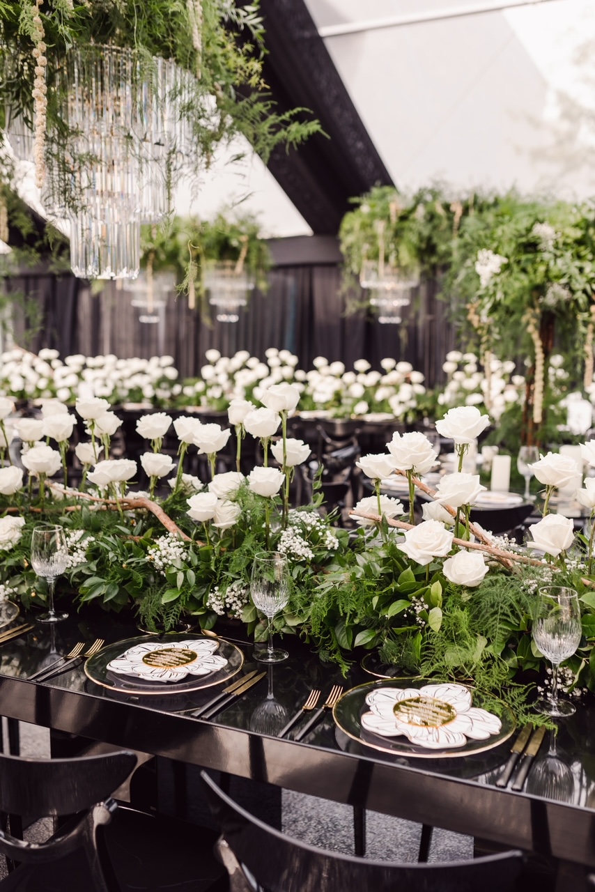 Beautiful wedding ceremony moment at Aga Khan Museum with live music