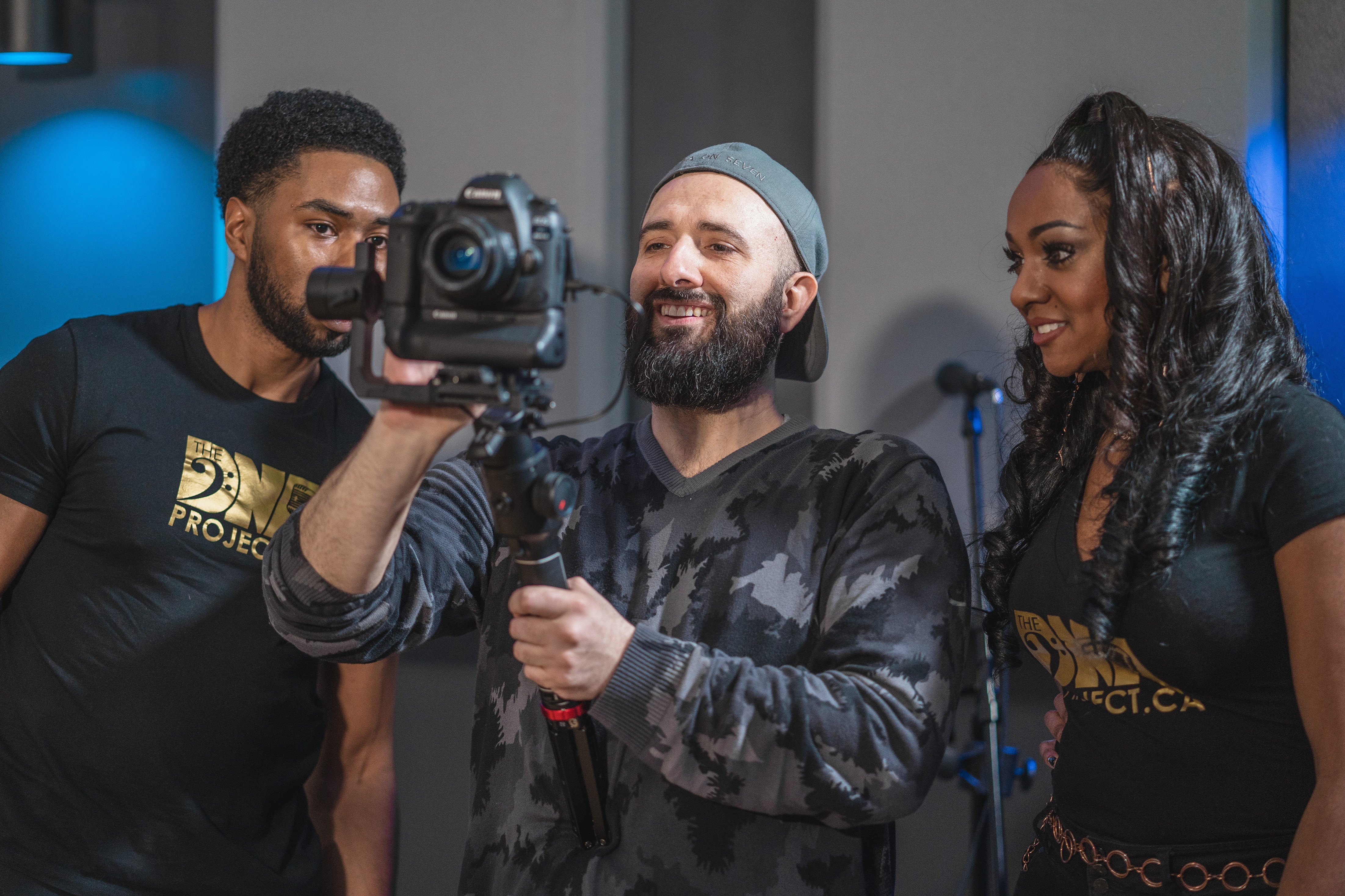 Recording equipment and professional setup at DNA Project showcase