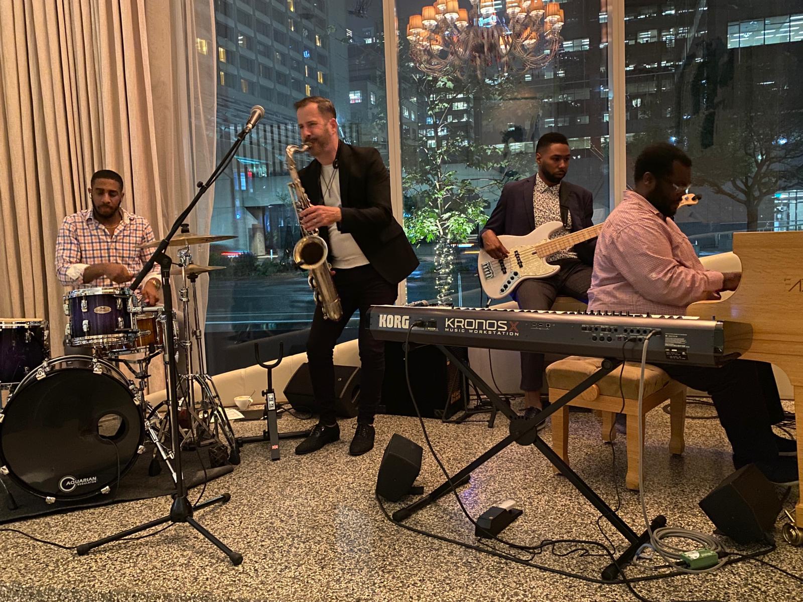 Smooth jazz band Toronto luxury wedding