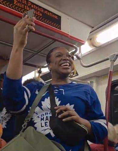 Natalie Morris at Scotiabank Arena