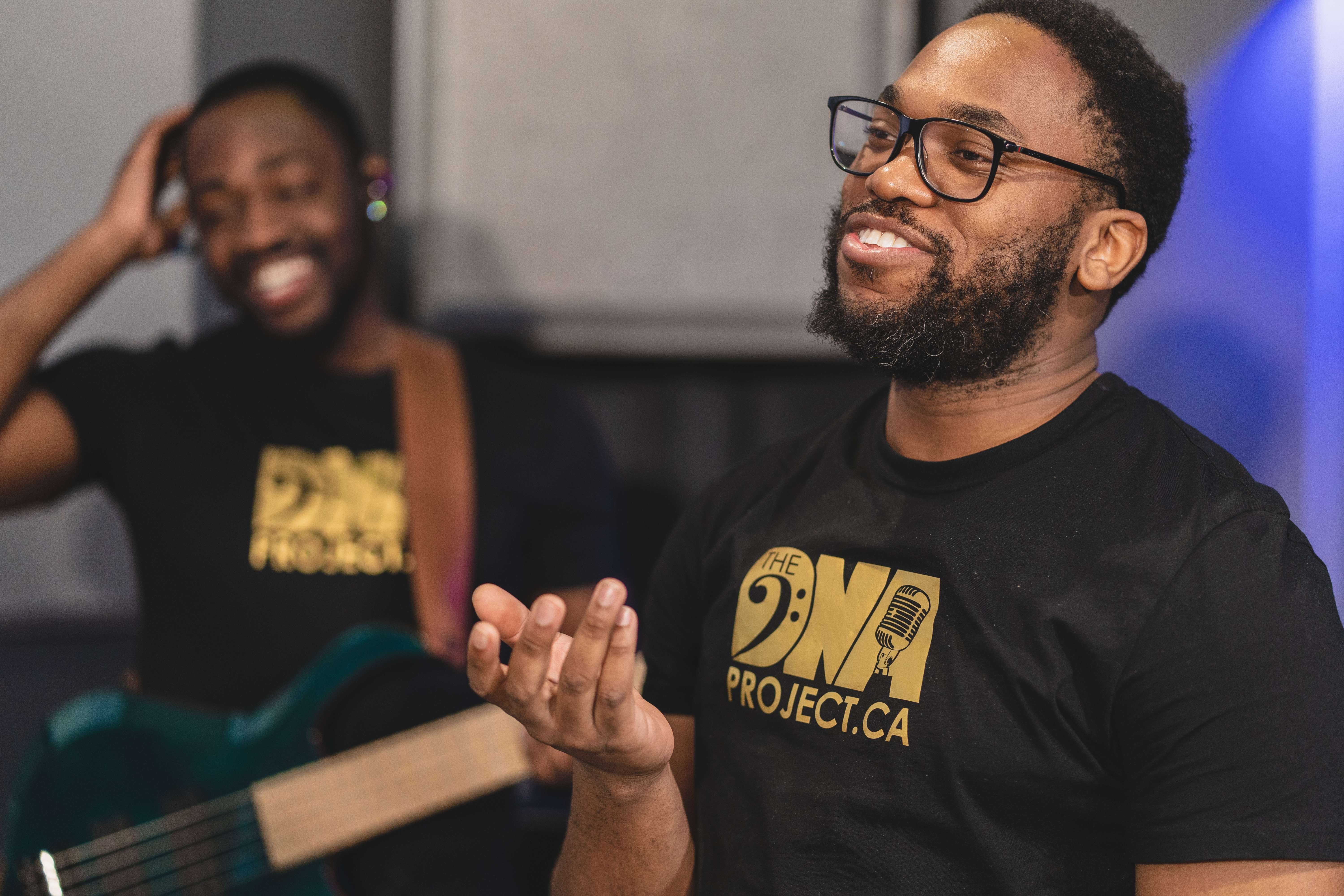 Sean Samuels at The DNA Project promo shoot