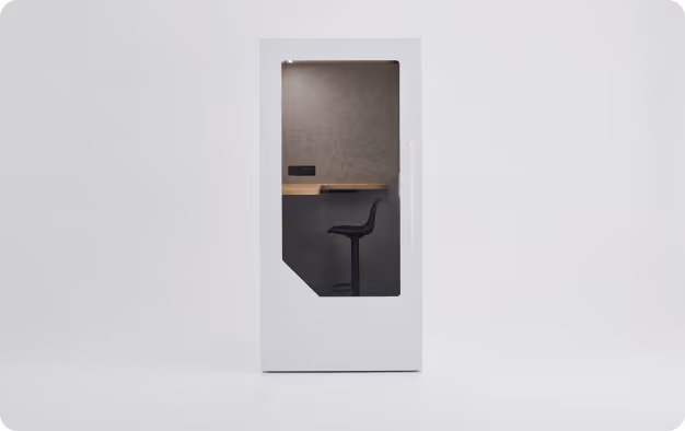 Persy One soundproof office booth in United Kingdom