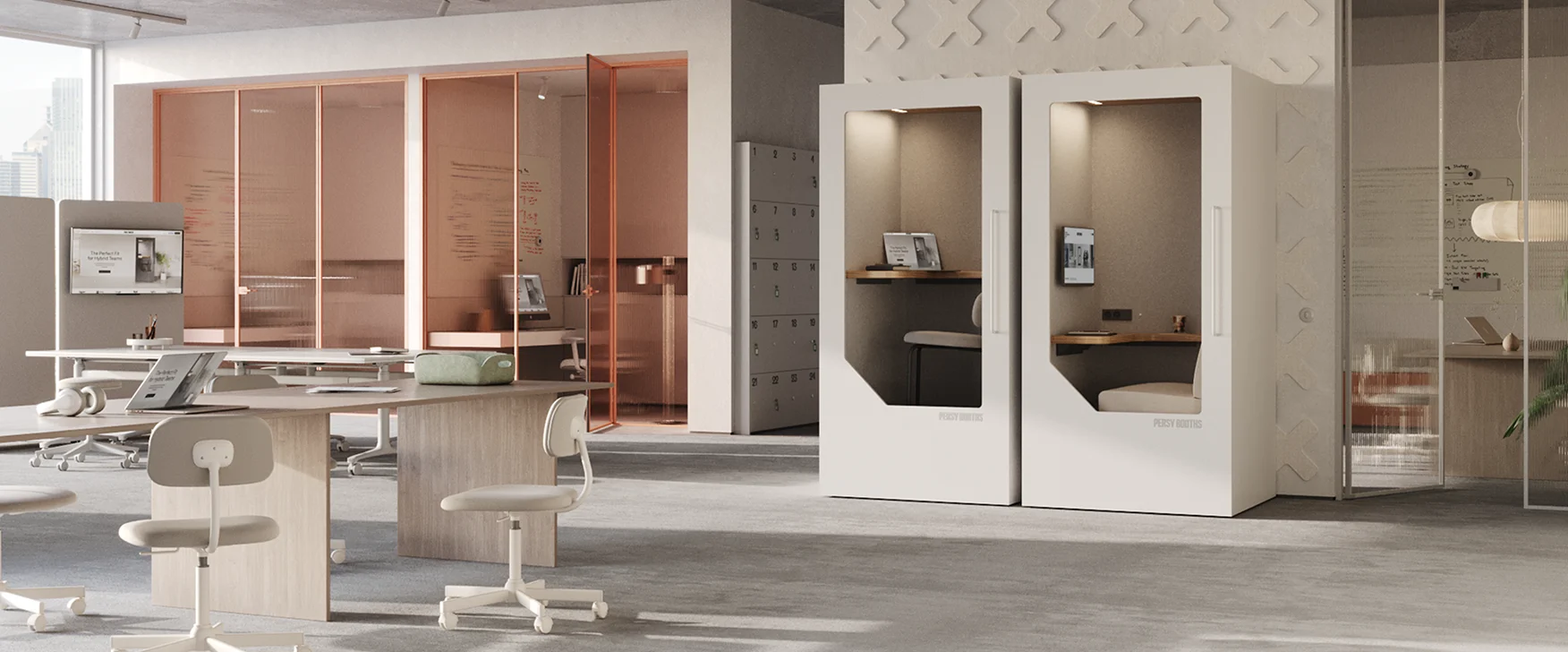 Persy Booths In Collaborative Working Space
