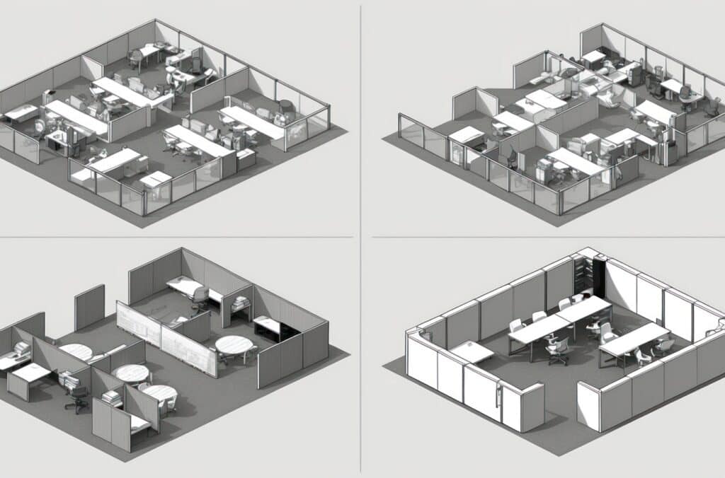 Different Type Of Office Layouts