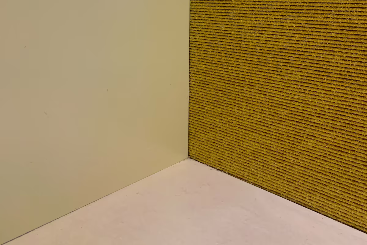 Acoustic wall panel designed to reduce background noise in office spaces