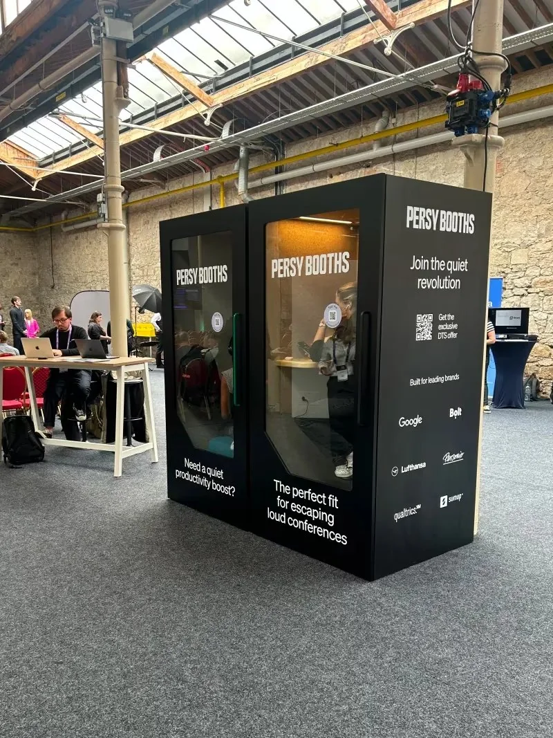 Persy Booths exhibition stand at Dublin Tech Summit