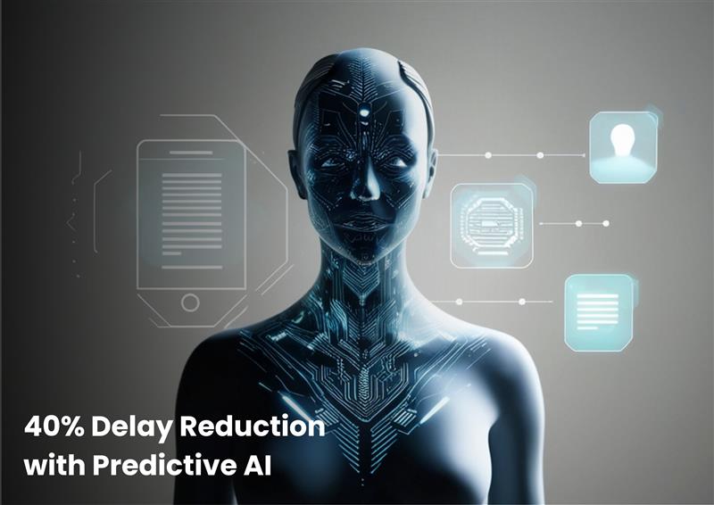 40% delay reduction with predictive AI